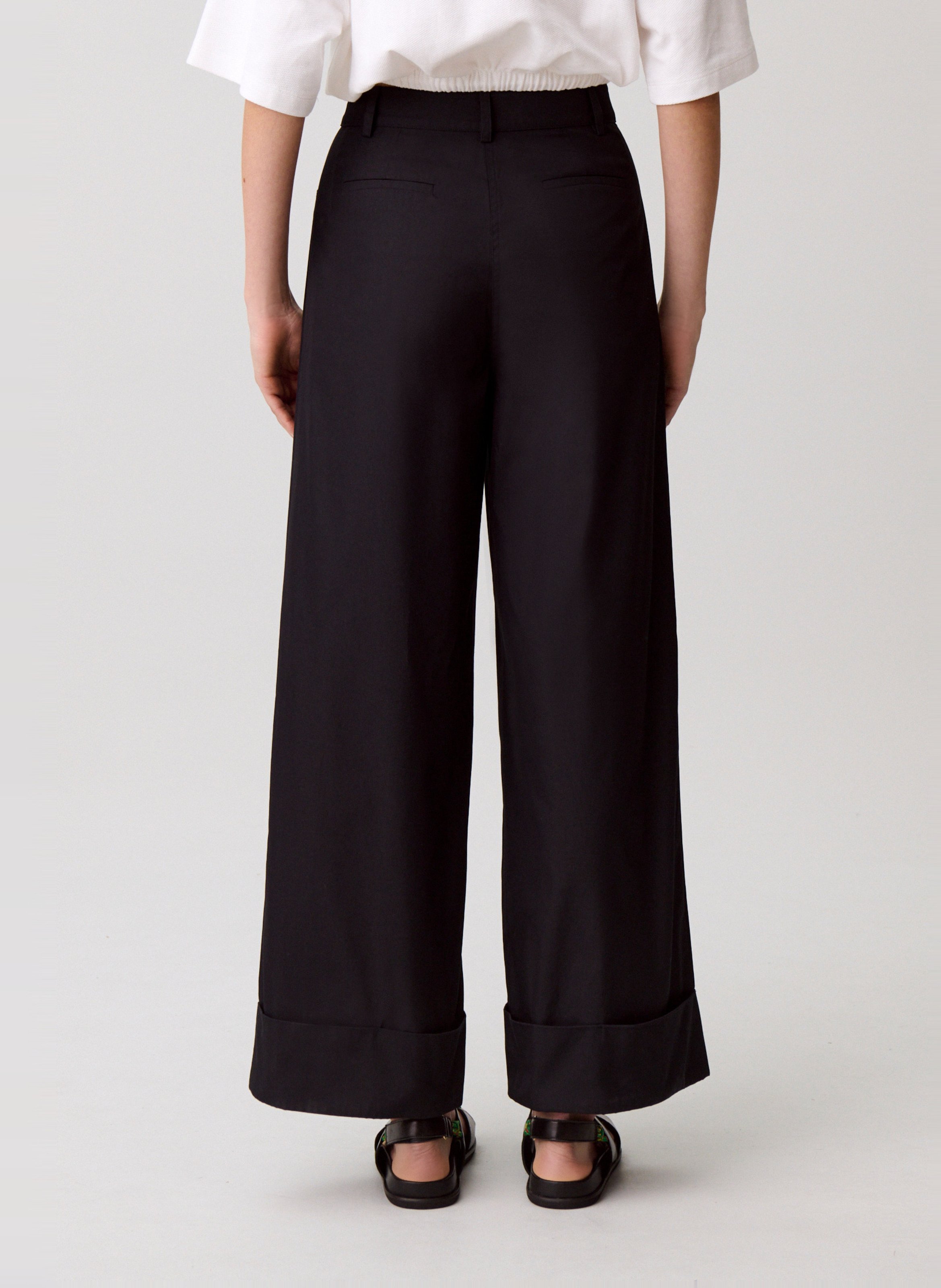 Chino van katoenmix CLAUDIE PIERLOT Blauw