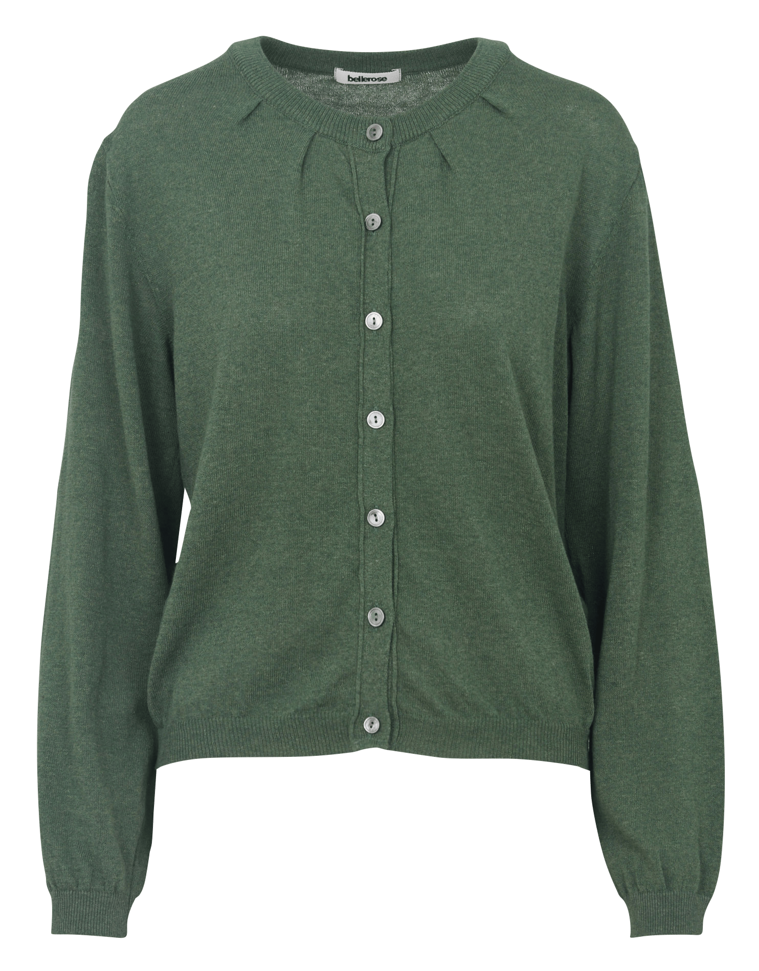 Oversized vest met ronde hals BELLEROSE Groen