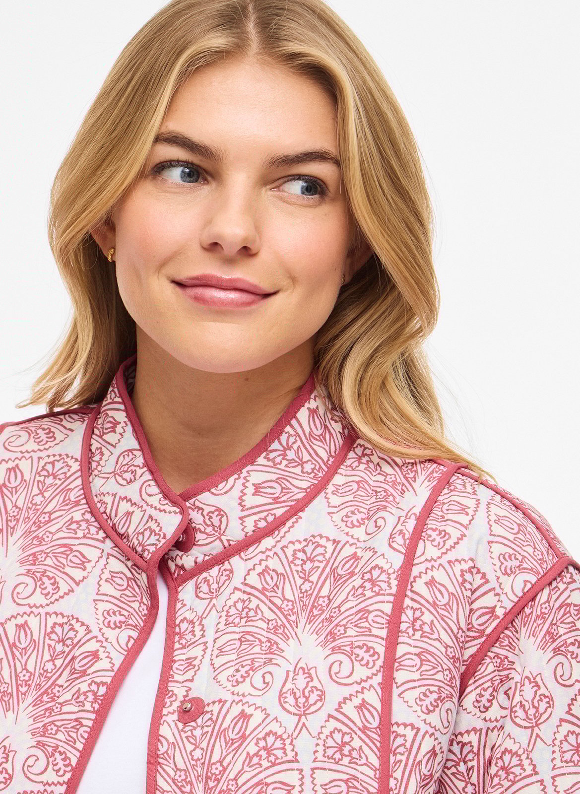 Veste matelassée imprimée VILA Gris