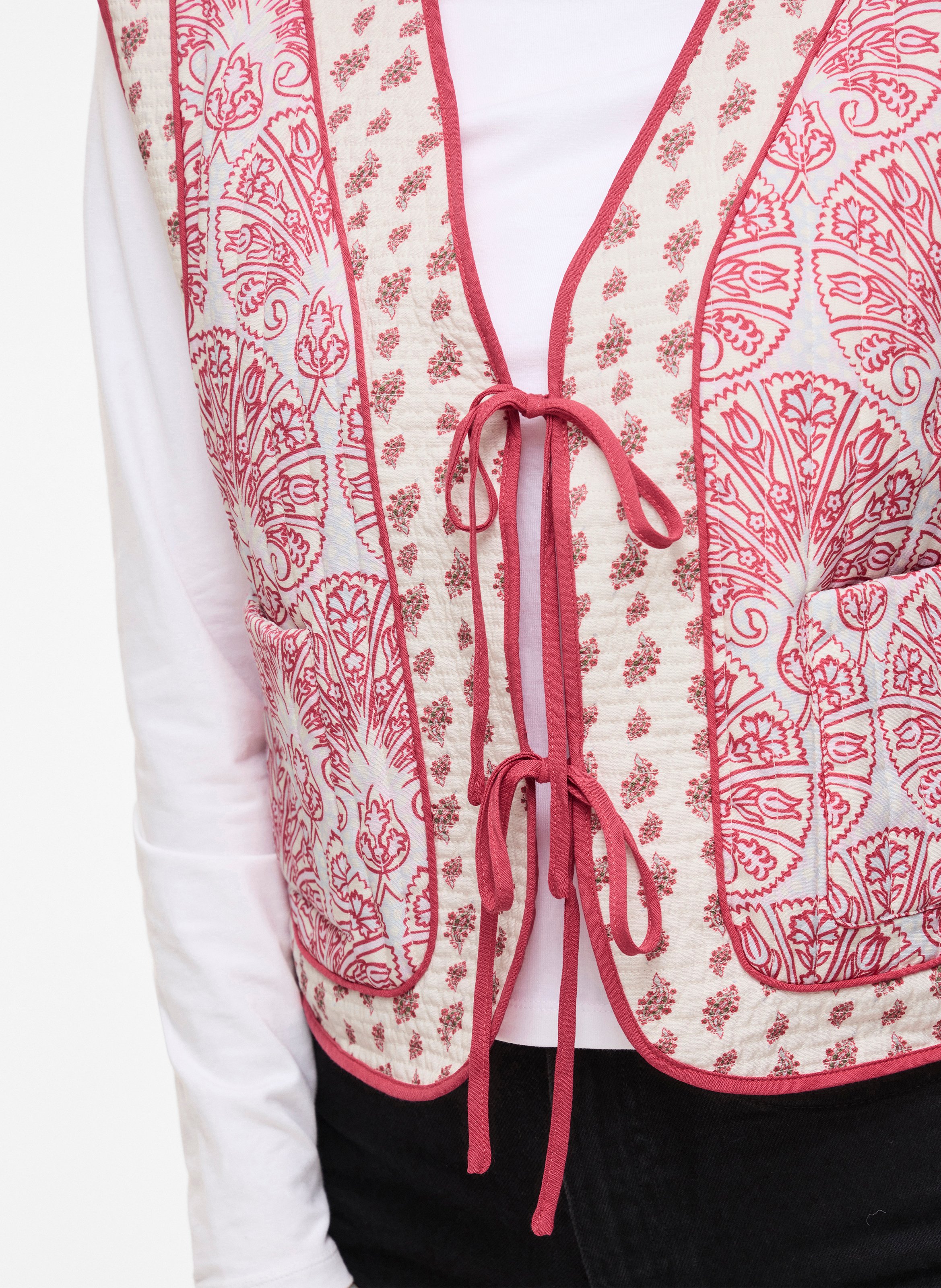 Veste matelassée imprimée VILA Grey