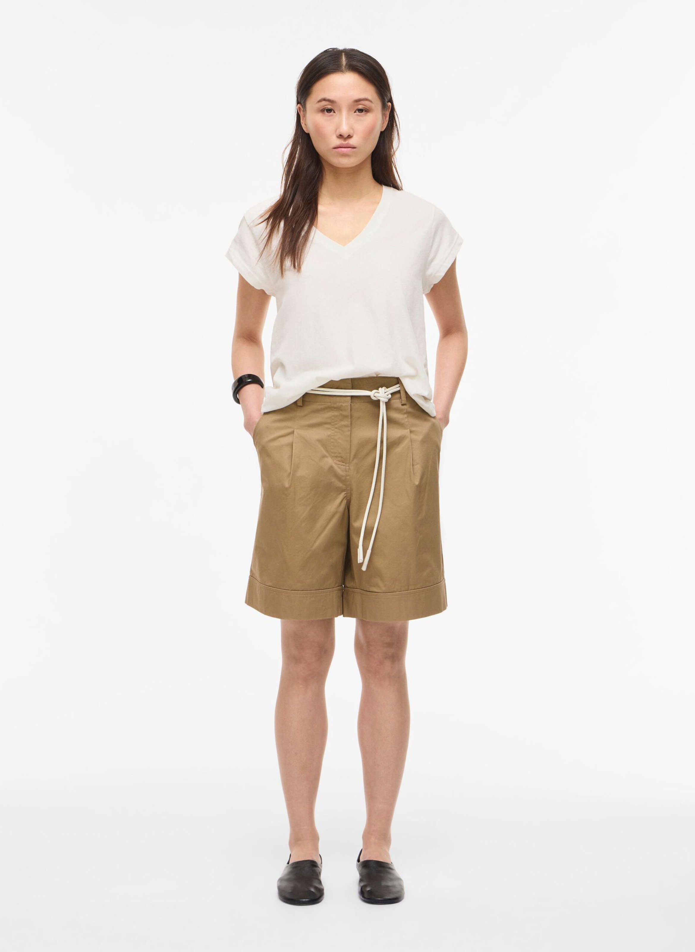 Baumwollshorts ROUGE EDIT Braun