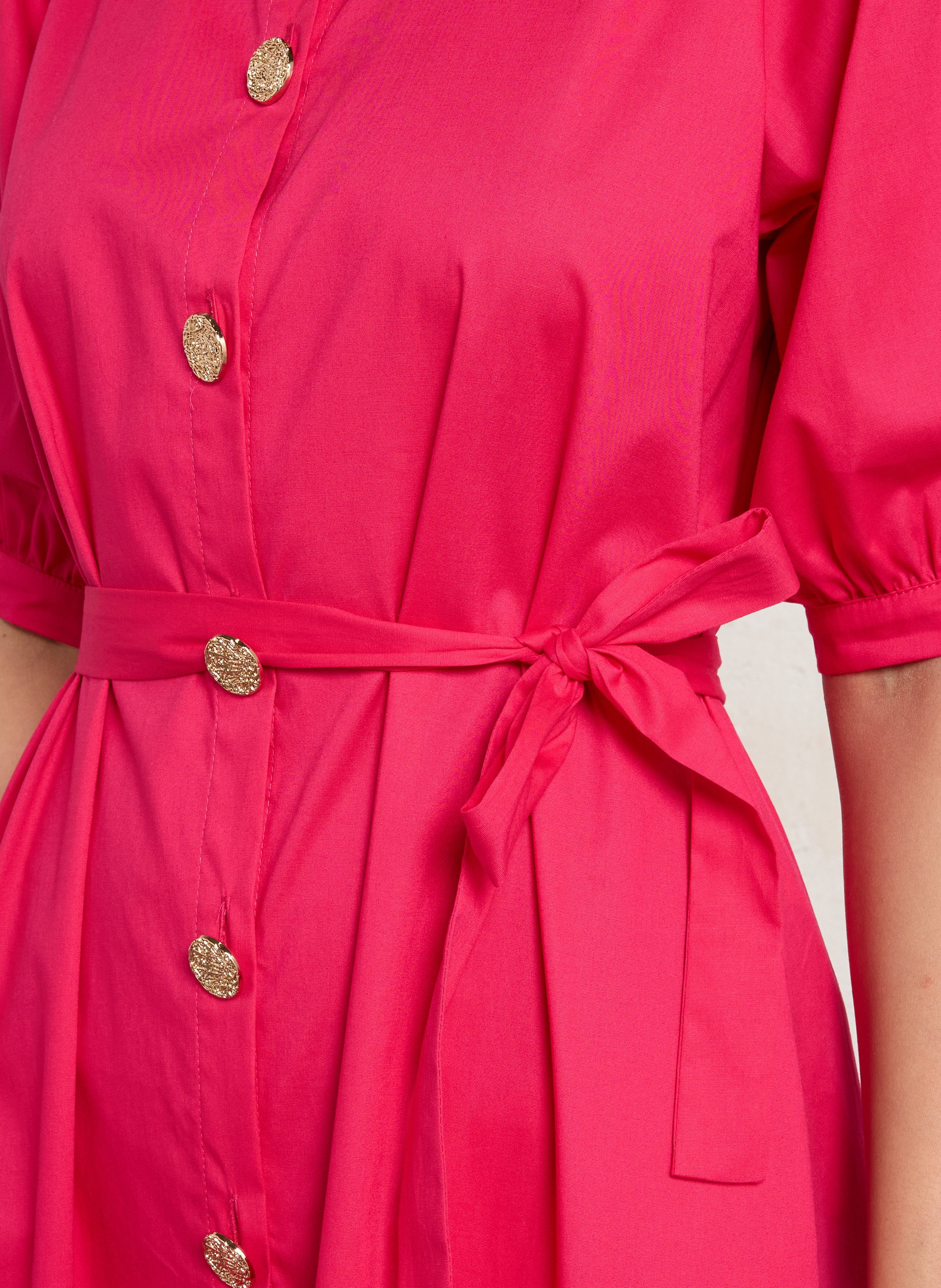 Robe longue à rayures ELISE CHALMIN Rose