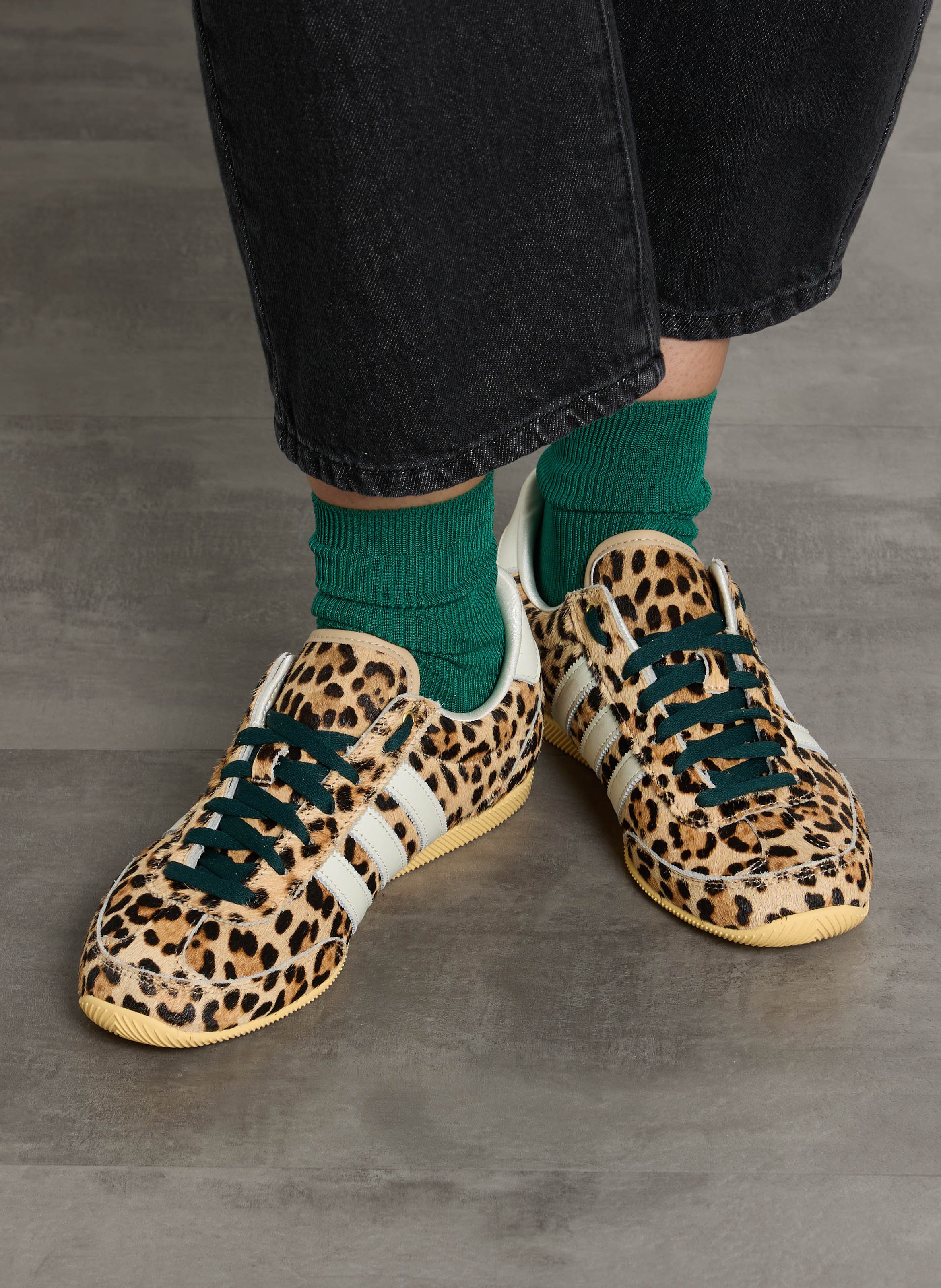 Leoparden-Sneaker ADIDAS Beige