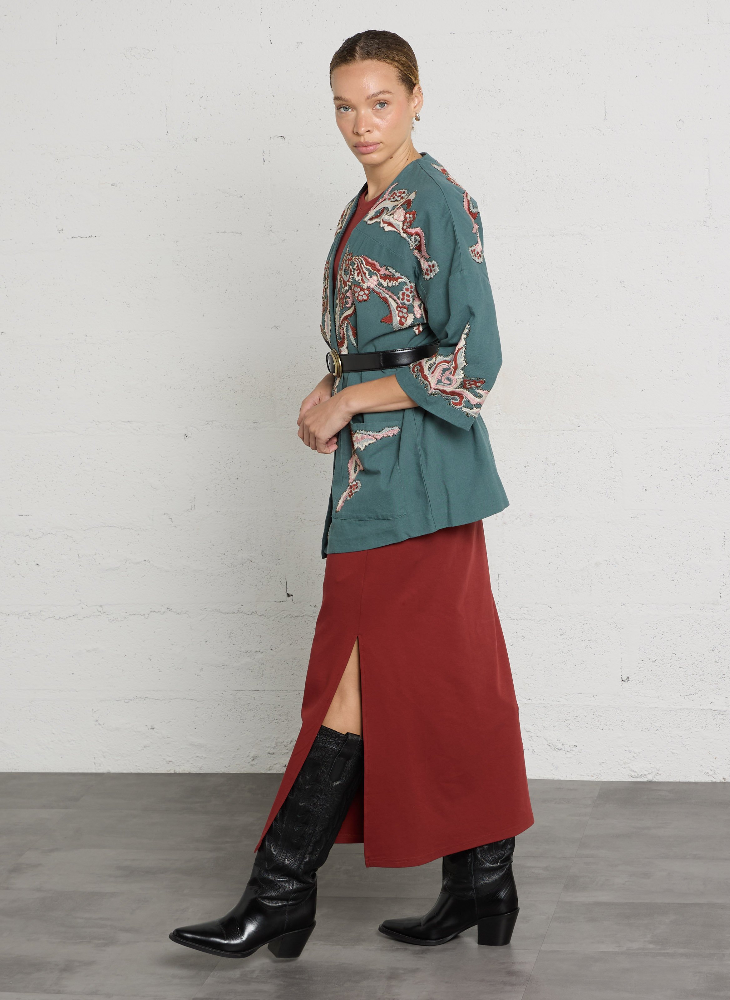 Safari-type jacket MAISON 123 Blue