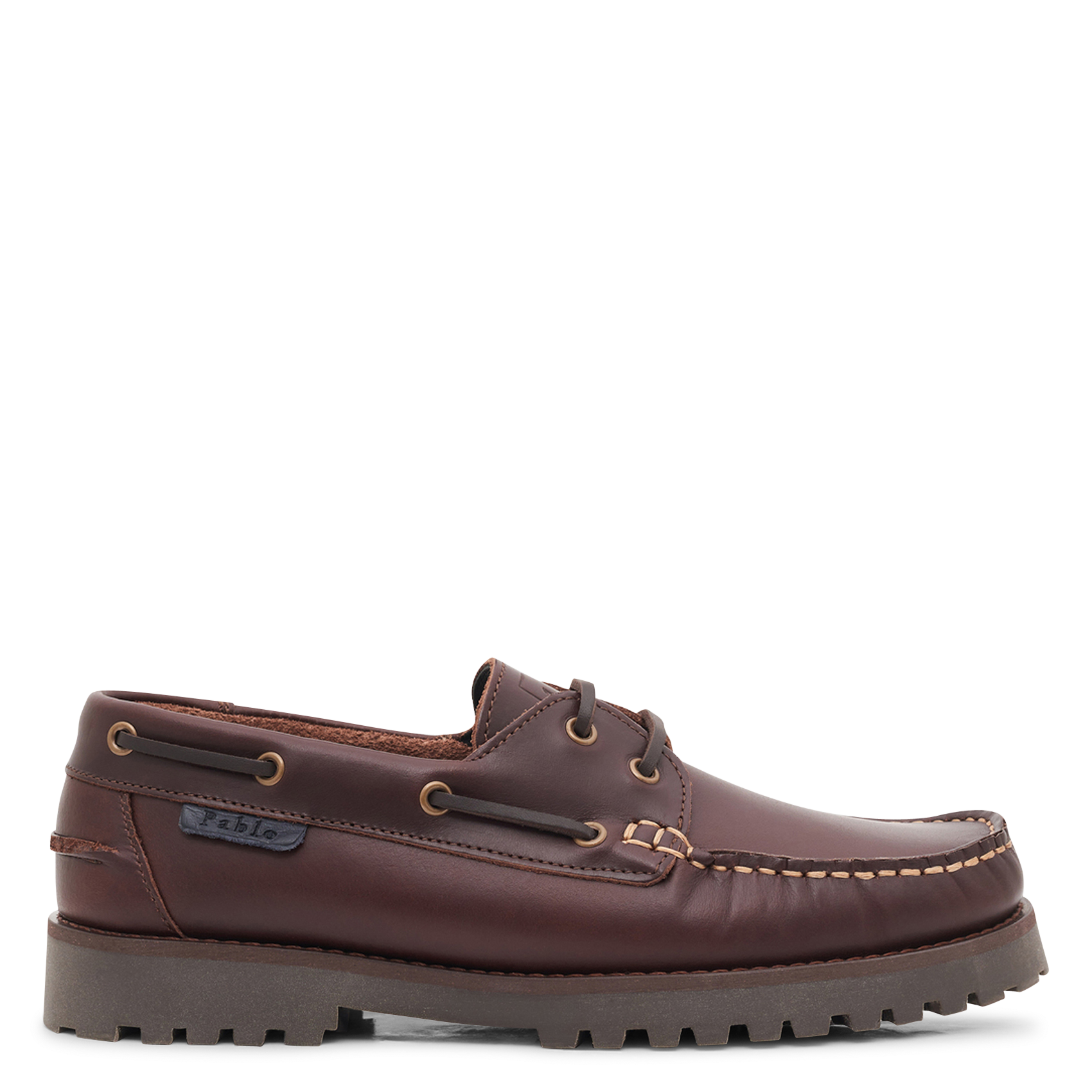 Segelschuhe aus Leder PABLO Braun