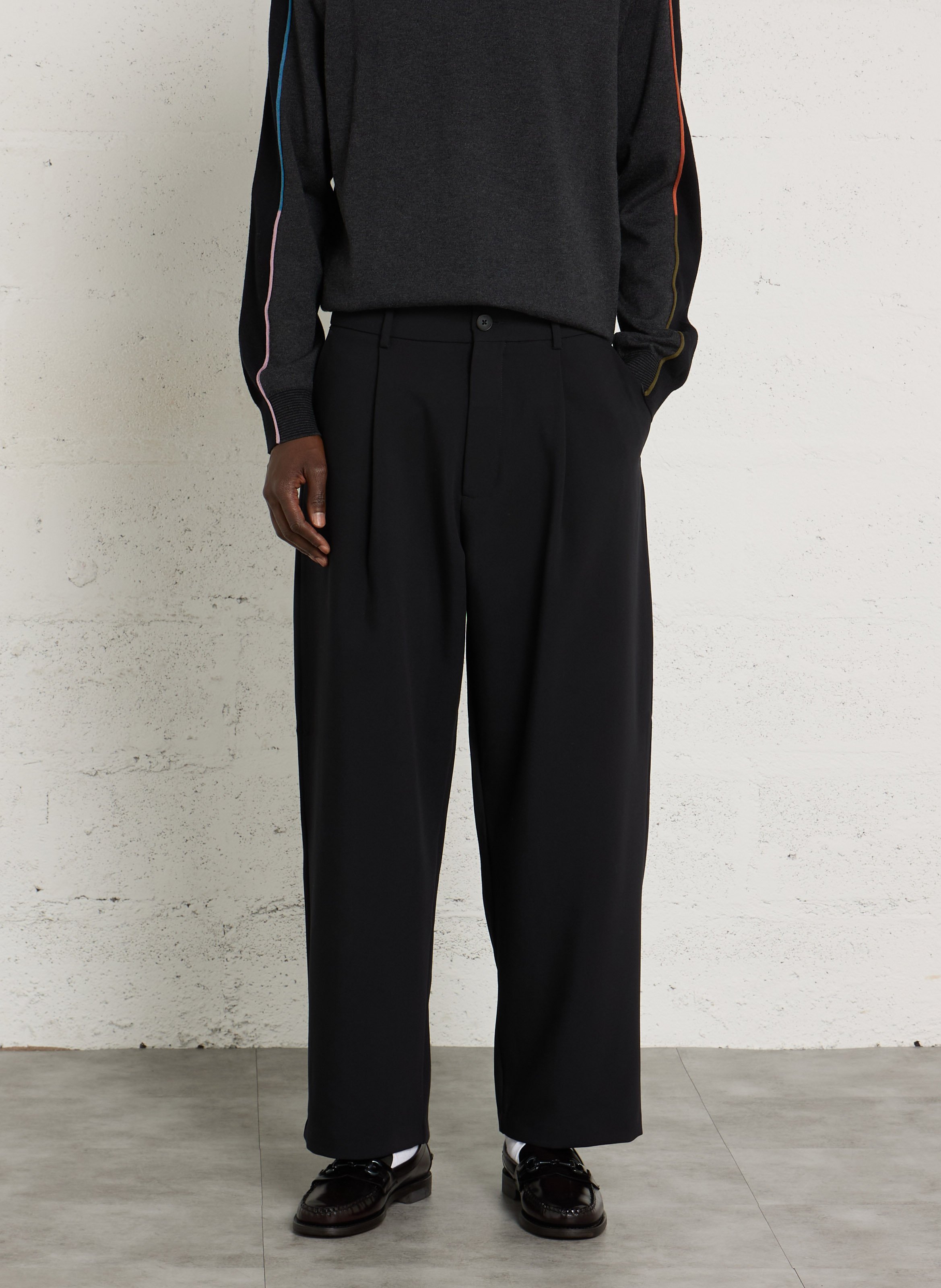 Wide-leg pants CASUAL FRIDAY Black