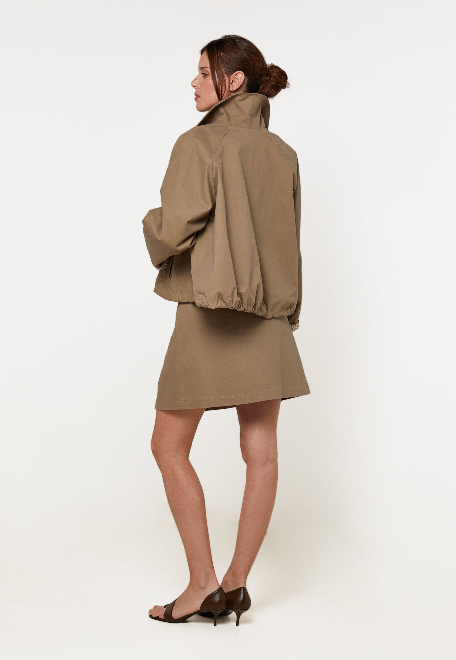 Oversized cotton jacket RODIER Beige