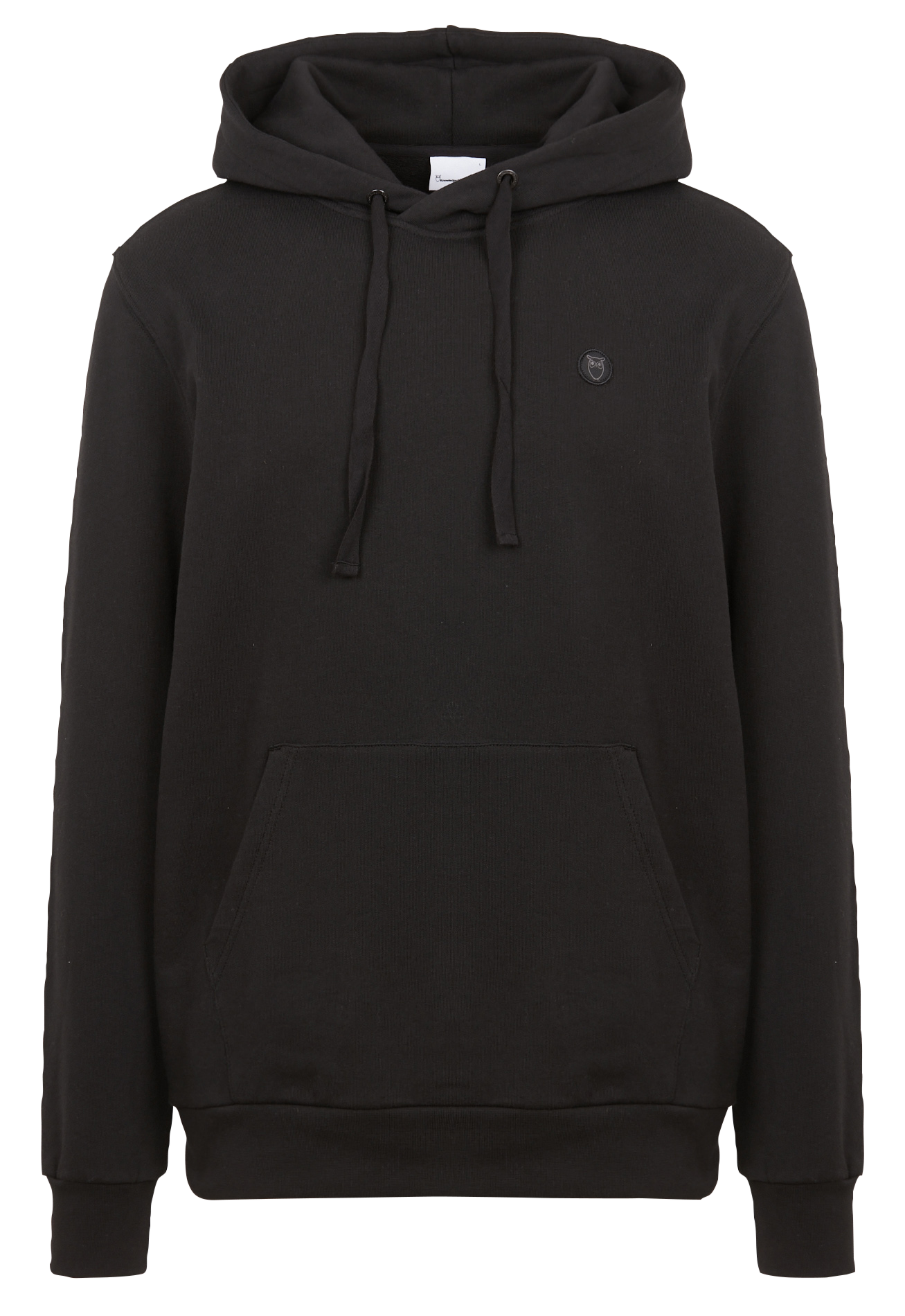 Kapuzensweatshirt aus Bio-Baumwolle KNOWLEDGE COTTON APPAREL Schwarz