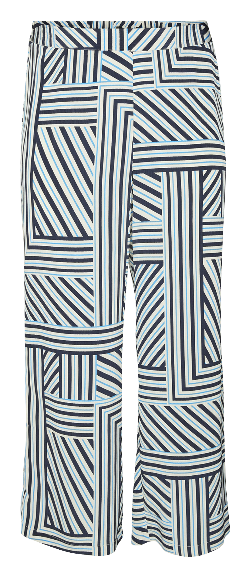 Pantalon taille haute imprimé VERO MODA CURVE Multicolore