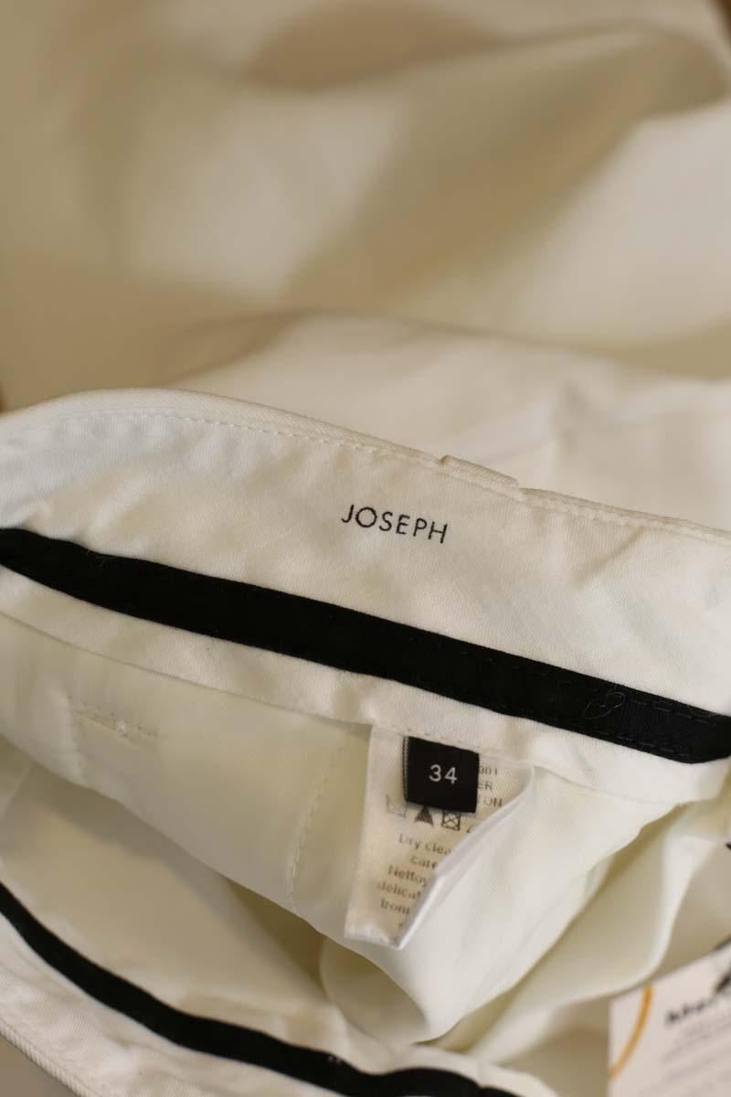 Wide cotton trousers  JOSEPH - Seconde Main White