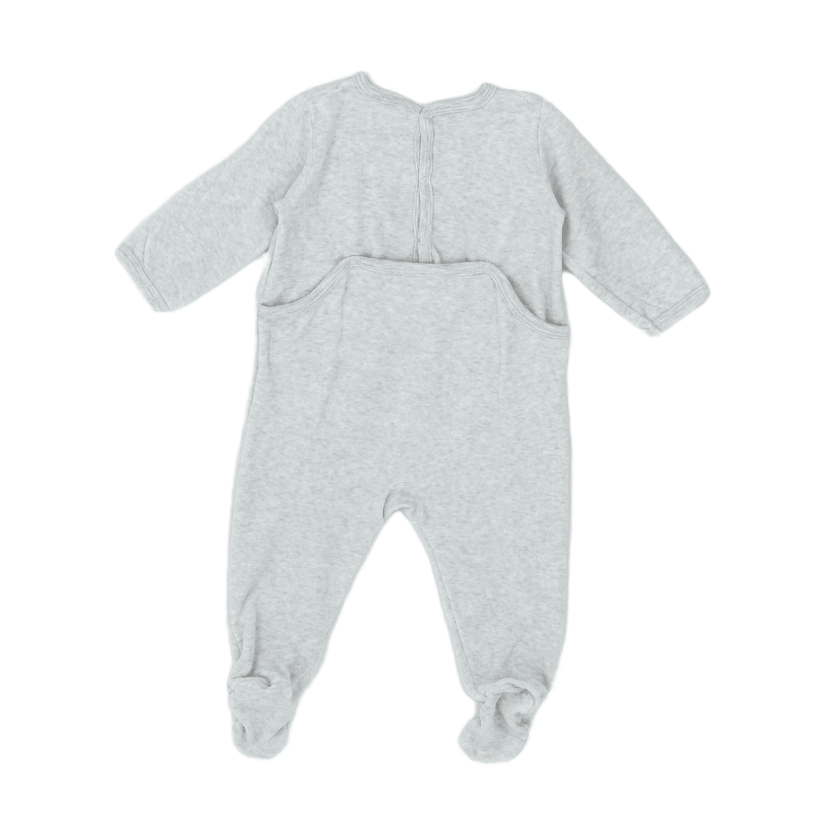 Grey Baby Pyjamas - 12 months PETIT BATEAU - Seconde Main Grey