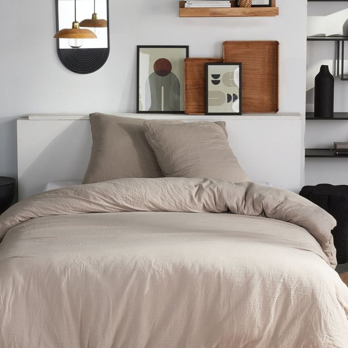 Cotton bedding set TODAY LINGE DE MAISON Beige