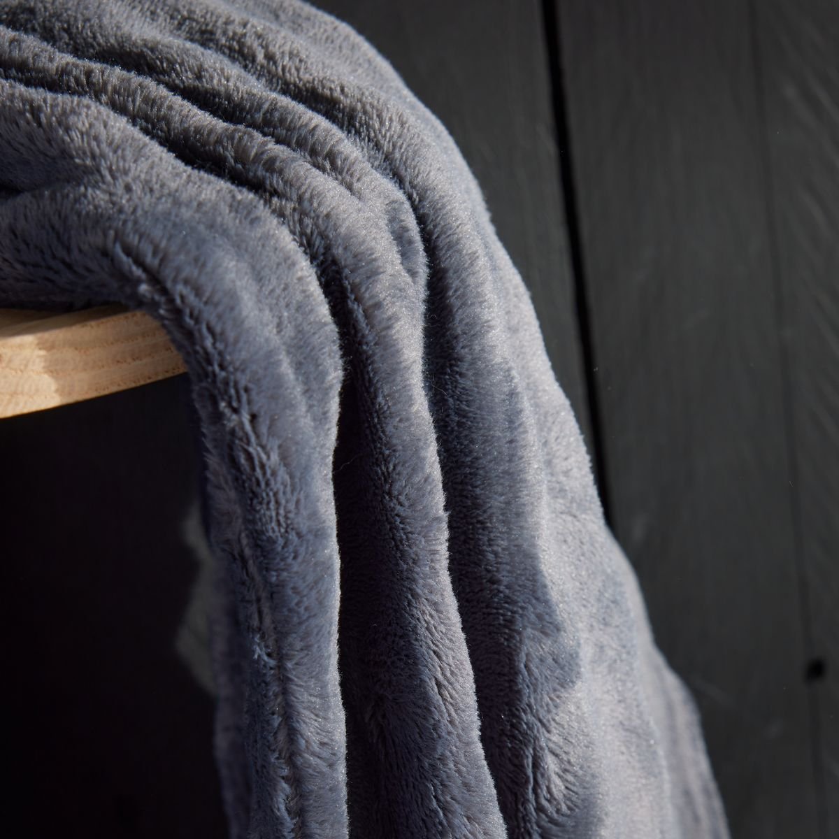 Plain checkered pattern TODAY LINGE DE MAISON Grey