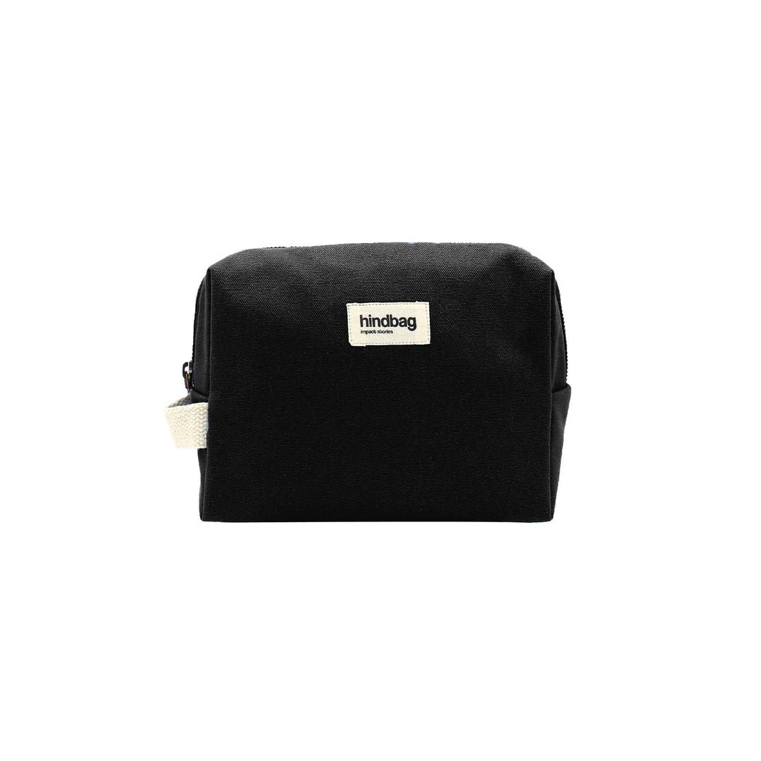 Cotton toiletry bag HINDBAG Black