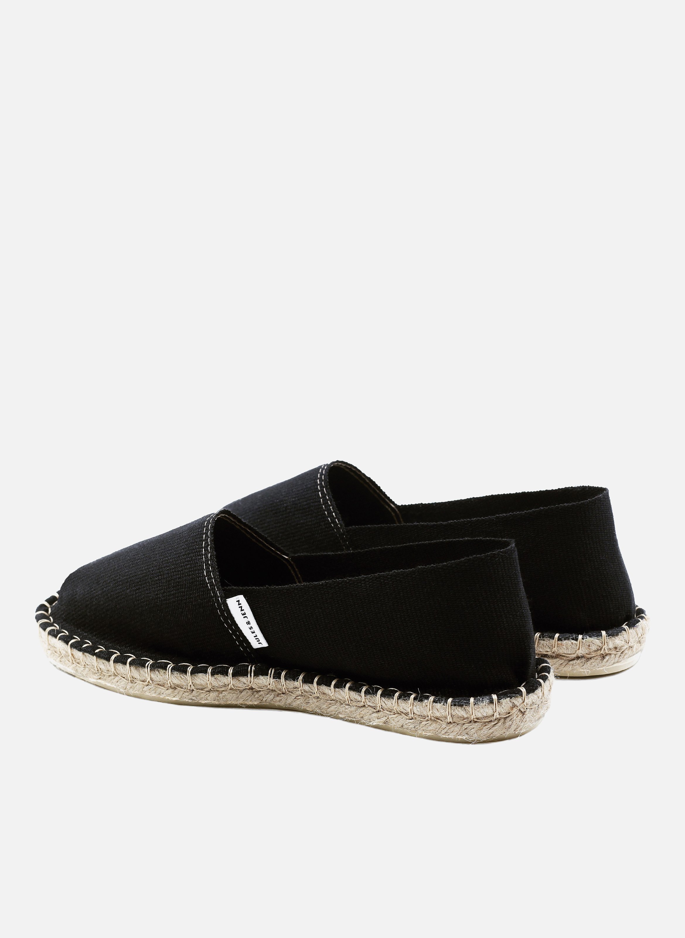 Cotton canvas espadrilles JULES & JENN Black