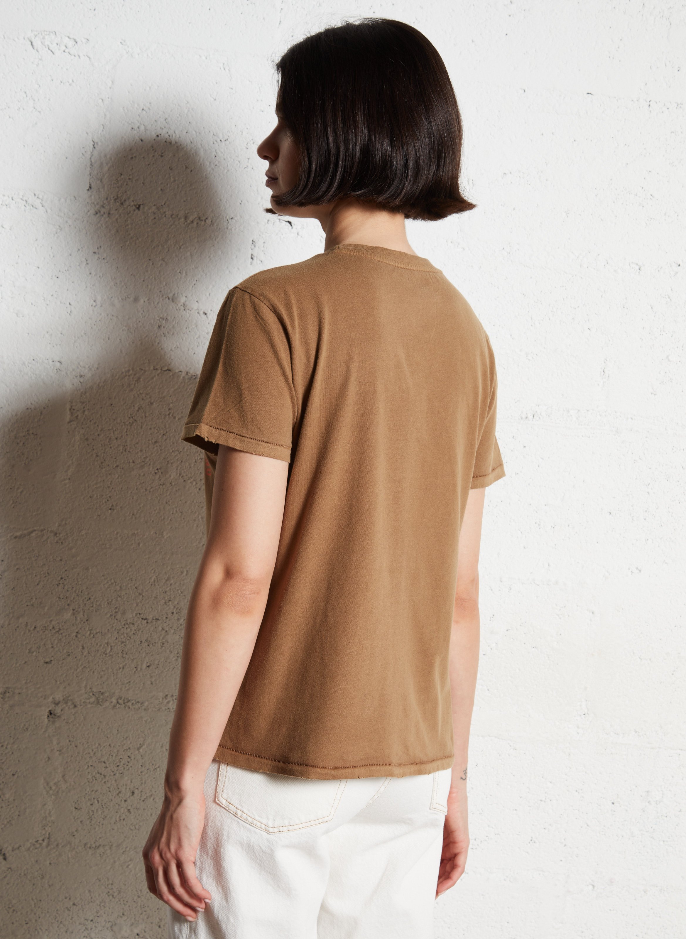 Camiliday round-neck sleeveless cotton top NEWTONE Brown