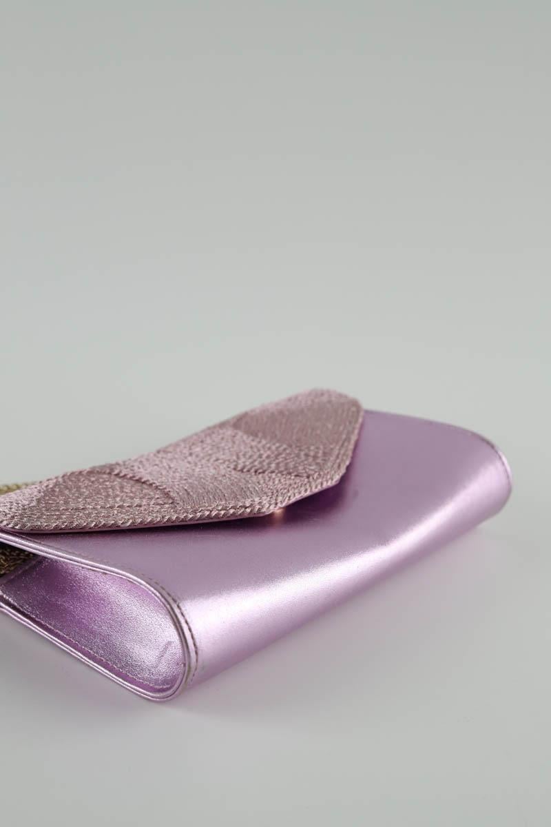 Patent leather clutch bag LK BENNETT - Seconde Main Pink