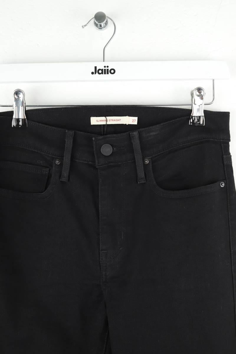 Cotton skinny jeans LEVI'S - Seconde main Black