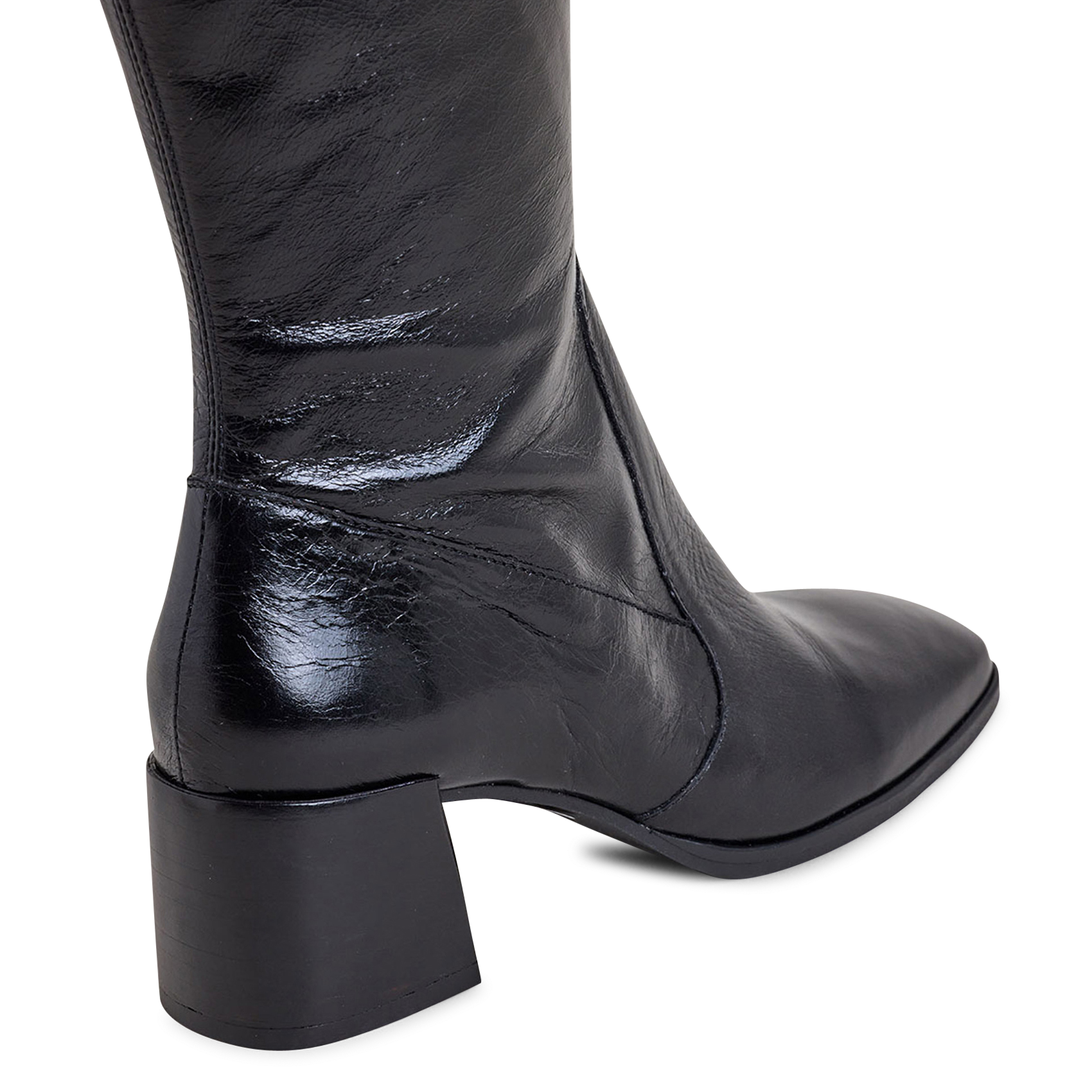 Bianca leather ankle boots JONAK Black