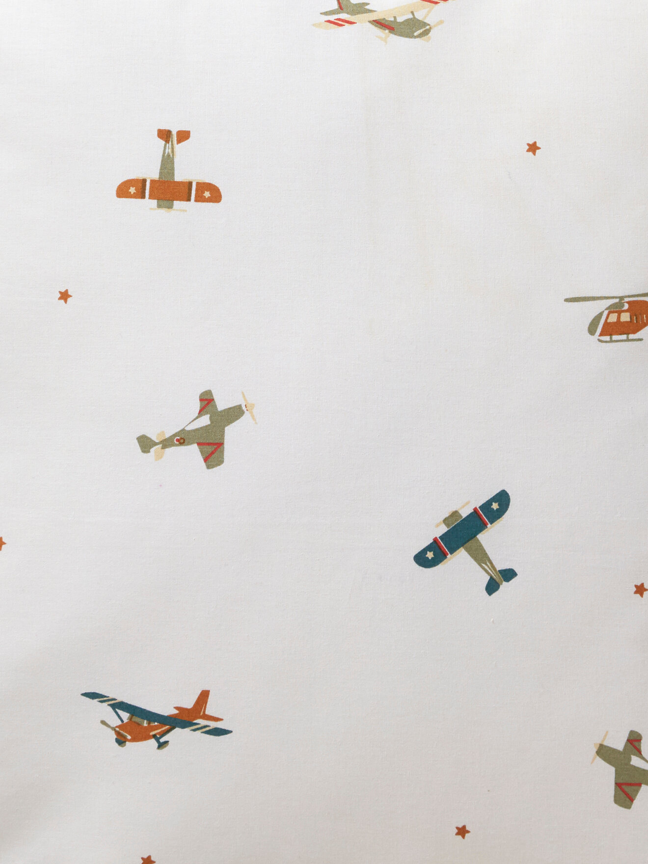 “Aviateur” cotton pillowcase CYRILLUS White