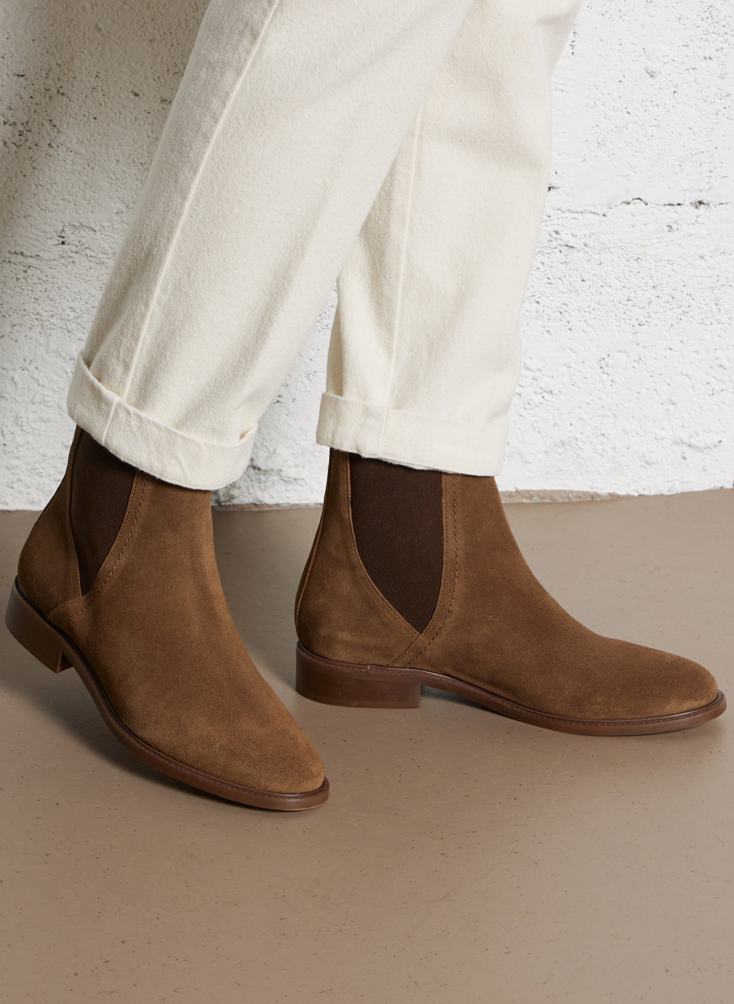 Bottines en cuir MELLOW YELLOW Marron