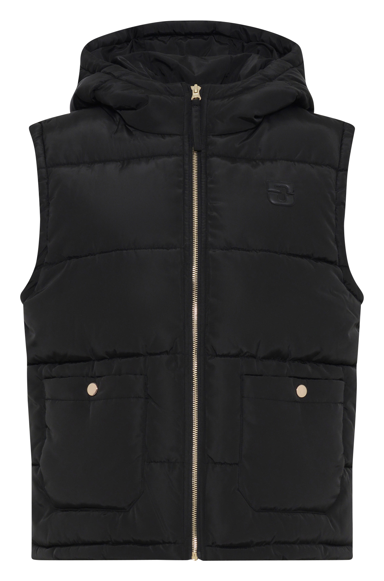 Doudoune à capuche sans manches GERARD DAREL Noir