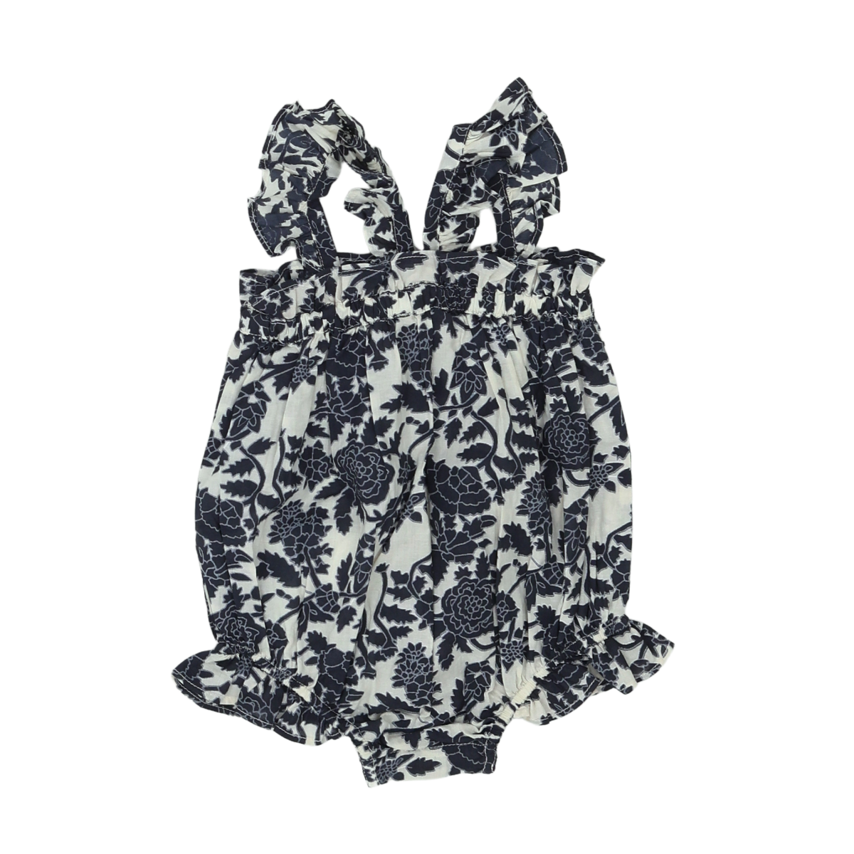 Black Baby Romper - 3 months LOUIS LOUISE - Seconde Main Black