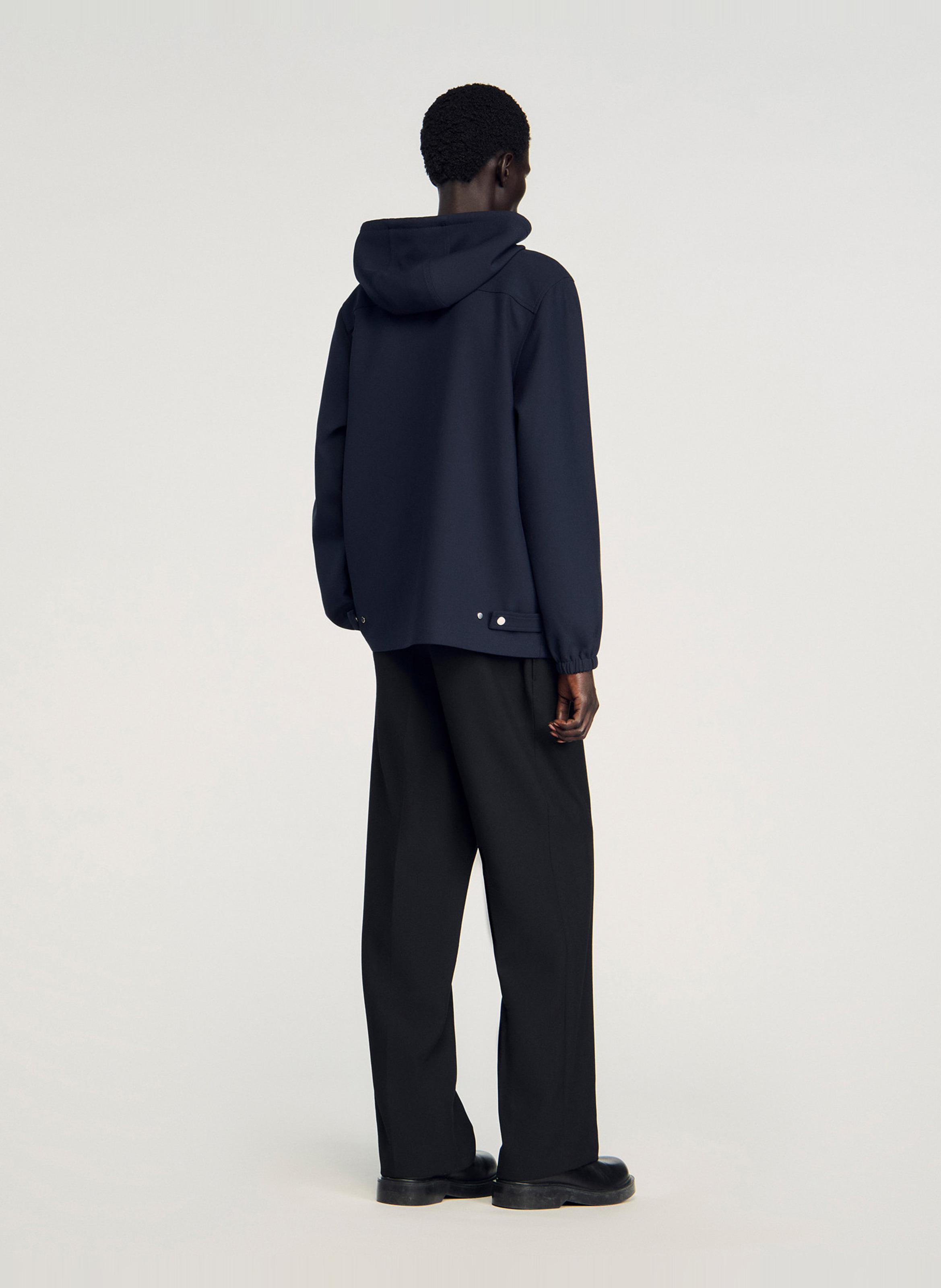 Hooded sweatshirt SANDRO Blue