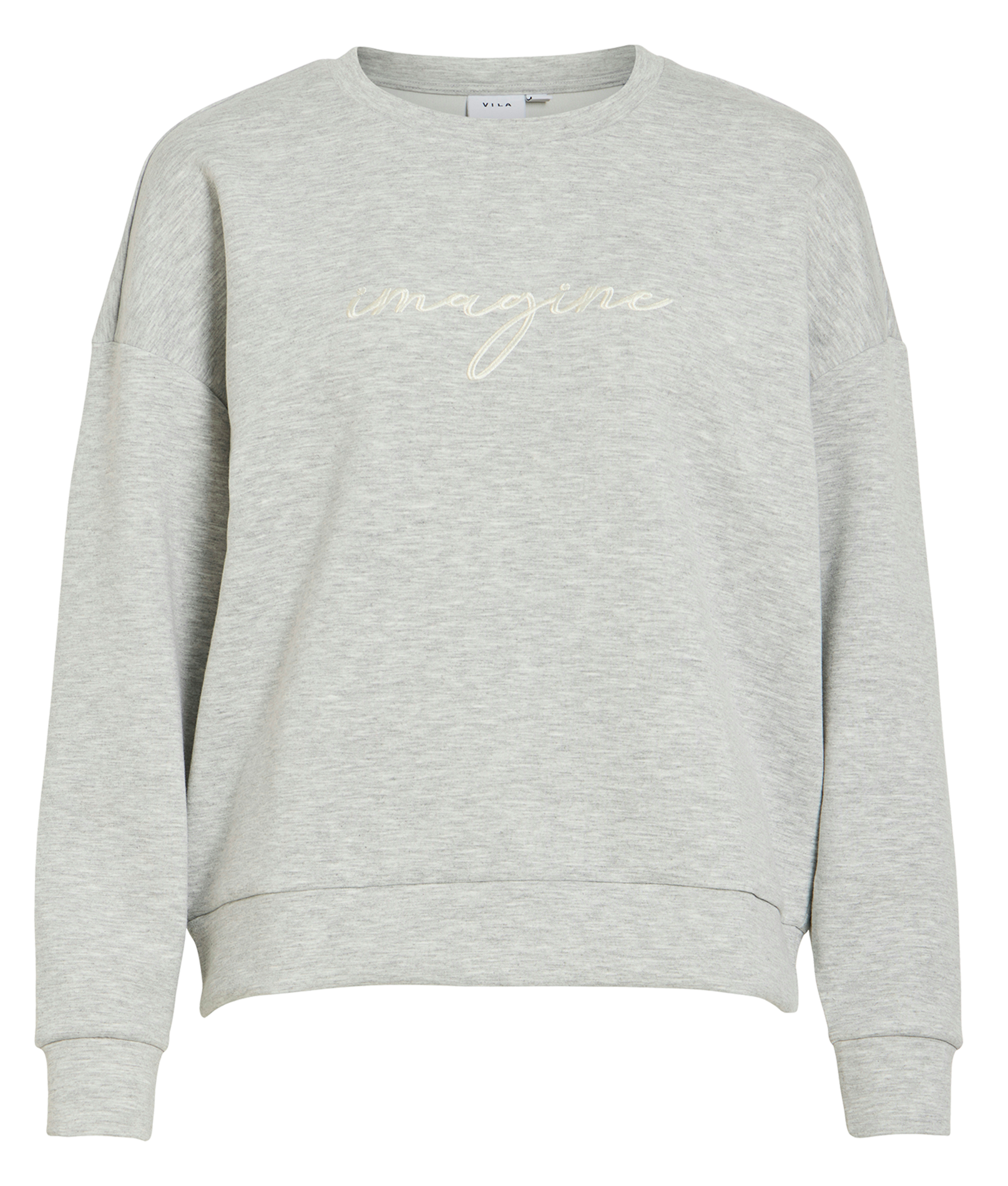 Sweat col rond  VILA Gris