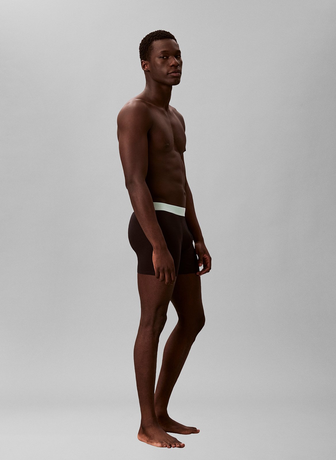 Pack of three cotton-blend boxers CALVIN KLEIN UNDERWEAR Black