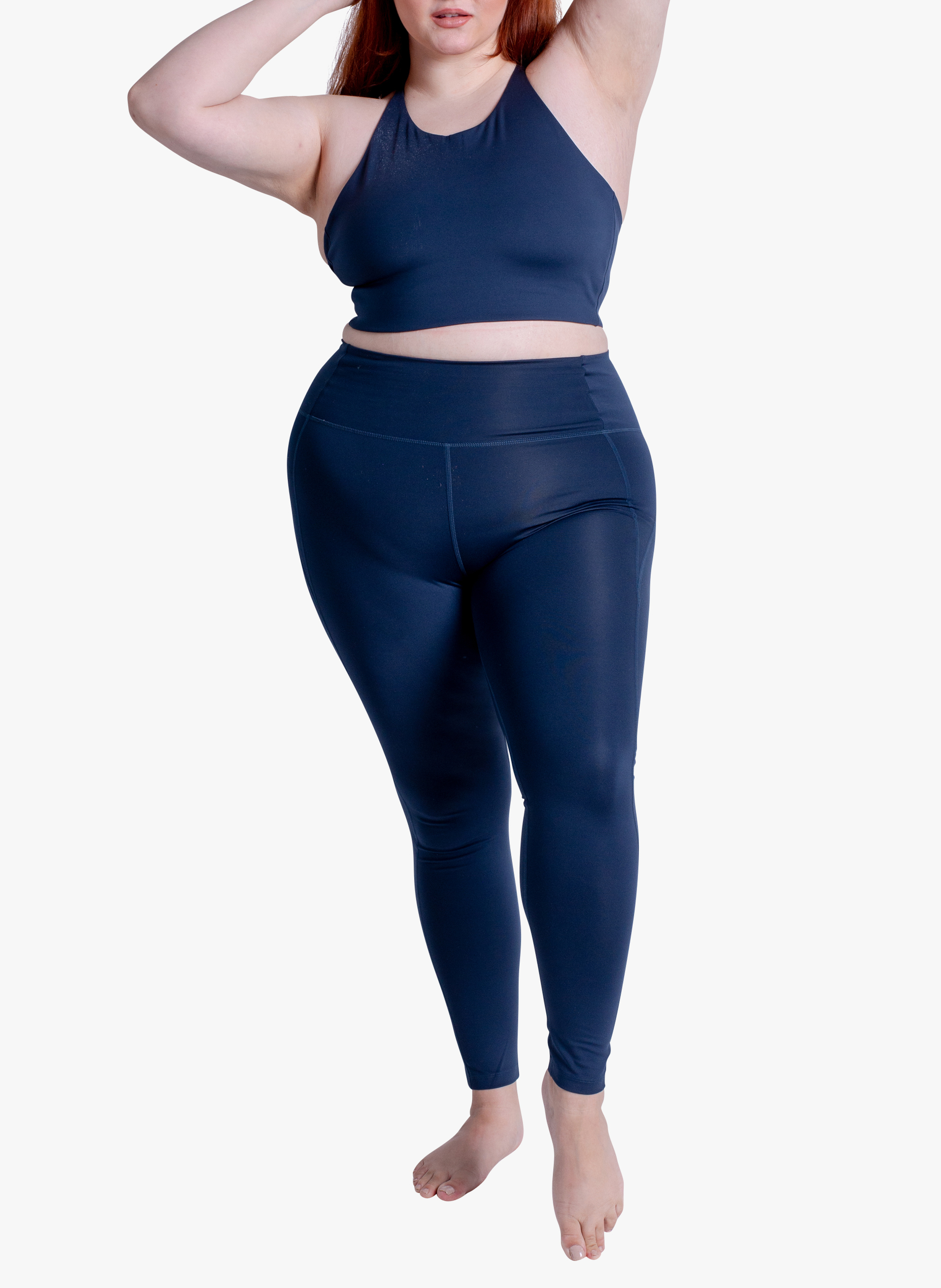 Leggings sportivi a compressione graduata GIRLFRIEND COLLECTIVE Blu
