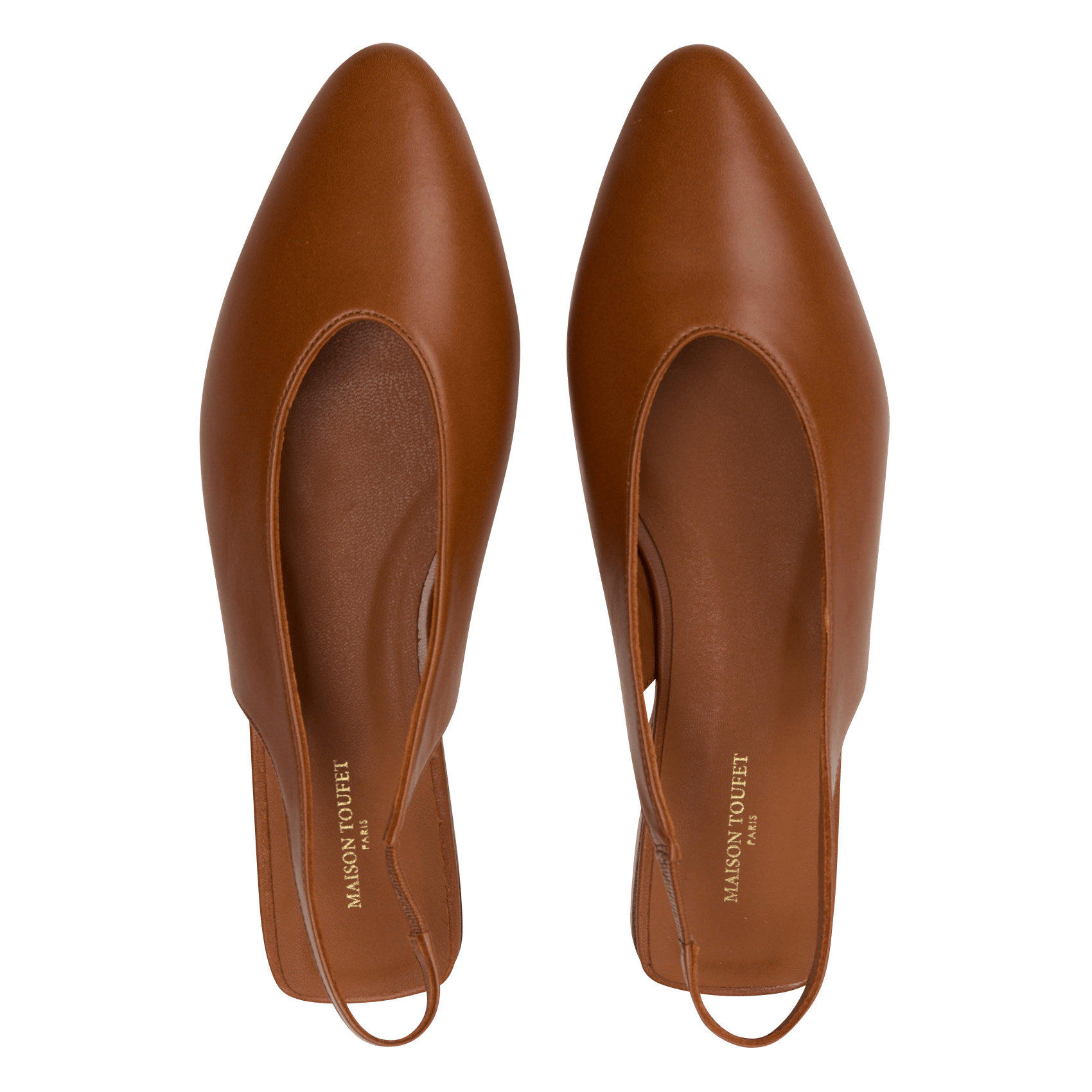 Leren sandalen MAISON TOUFET Bruin