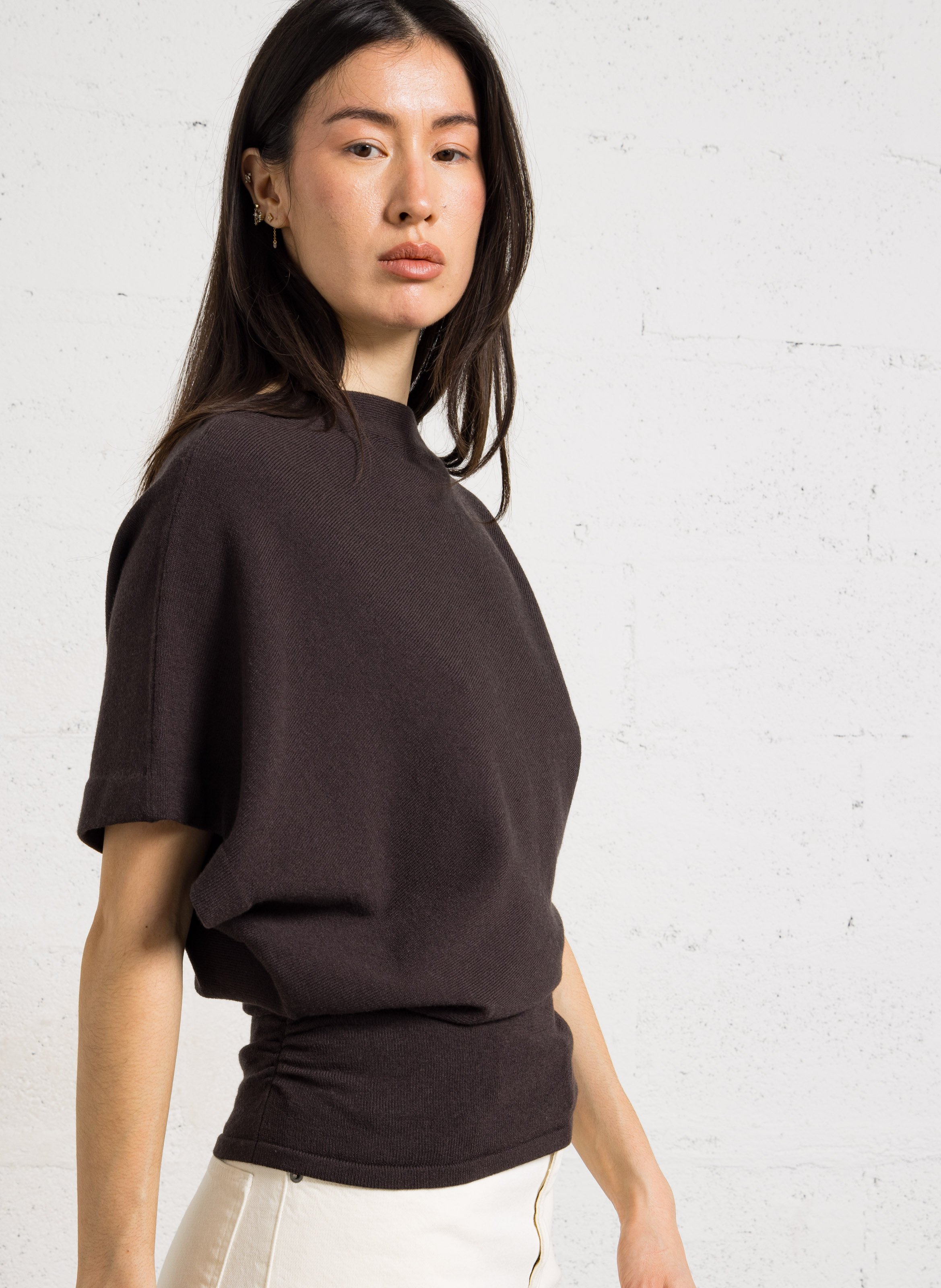 Weit ausgestellter Pullover SOEUR Grau