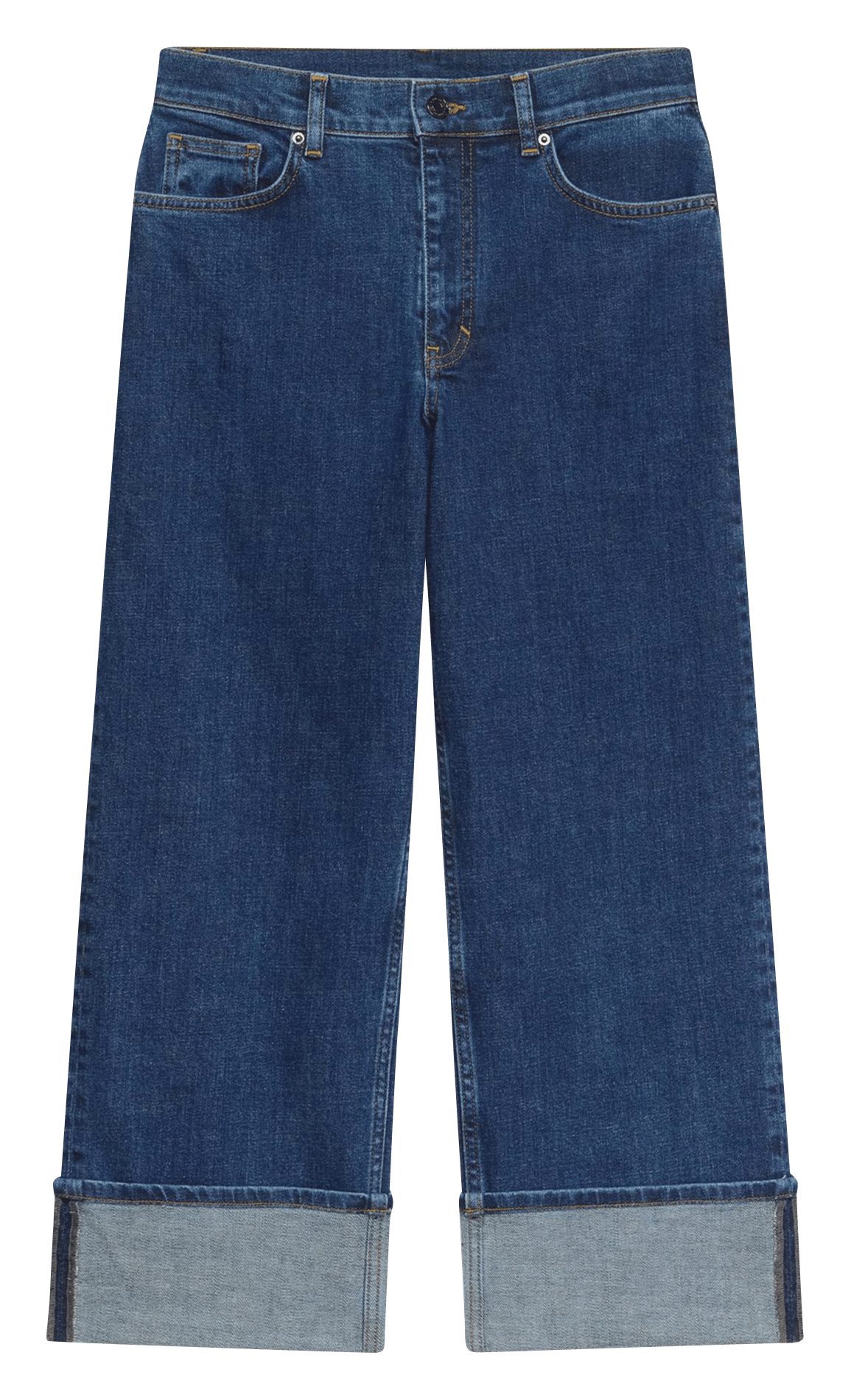 Vaquero recto de mezcla de algodón VANESSA BRUNO Azul