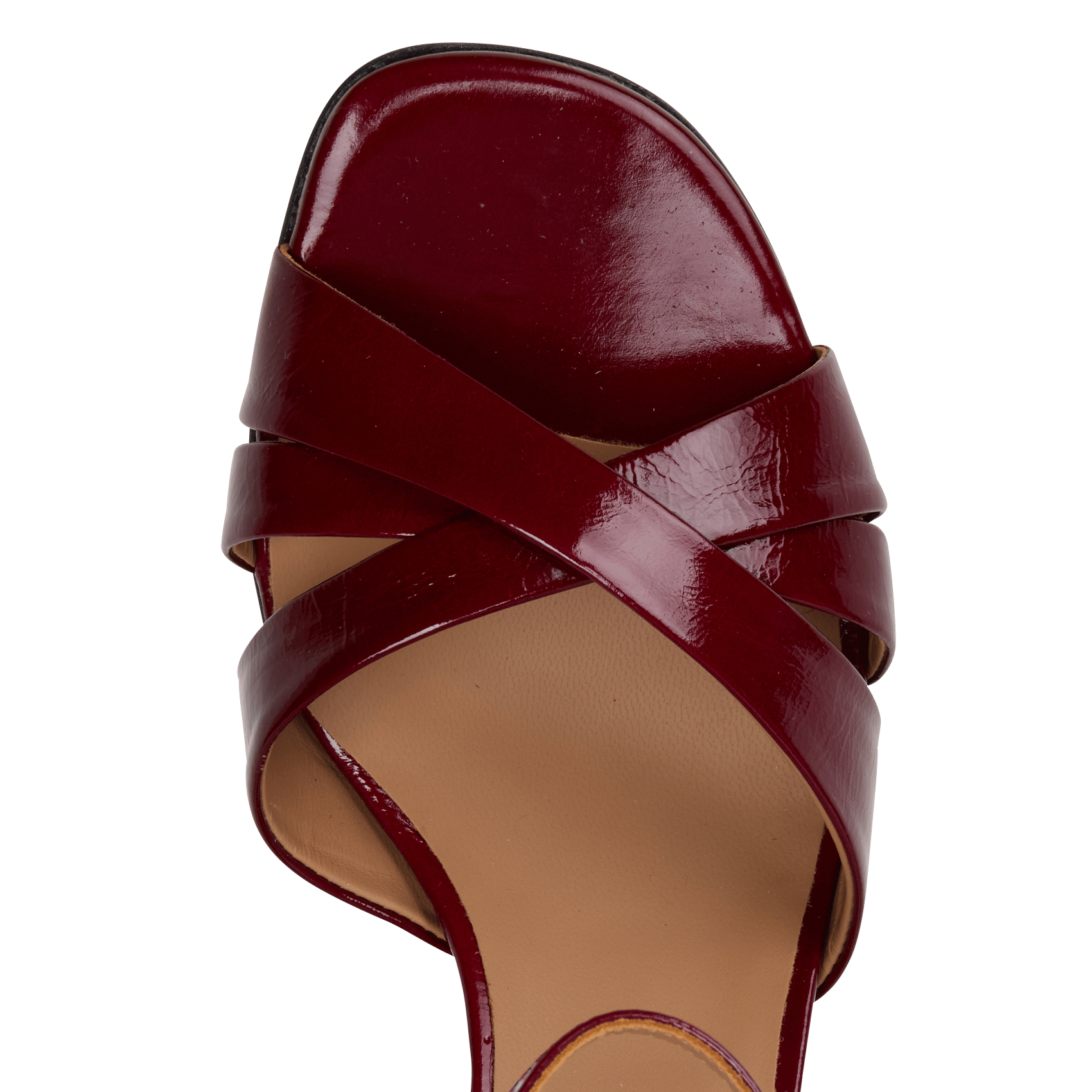 Caflo - Hohe Wildledersandalen Rot