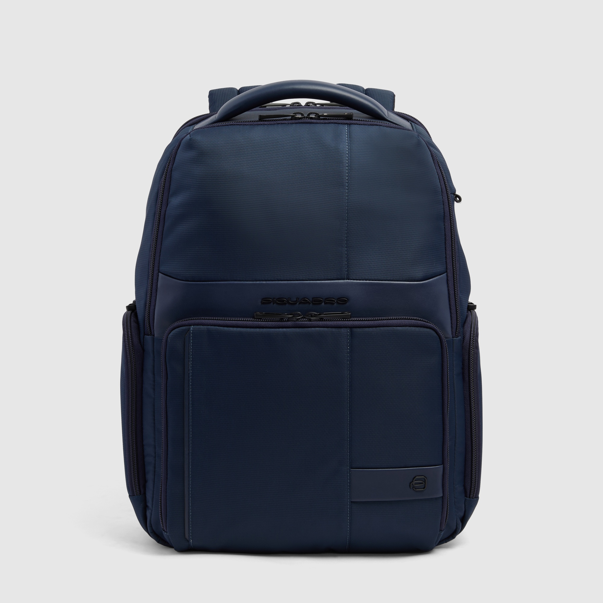 Expandable laptop backpack for 15.6" computer PIQUADRO Blue
