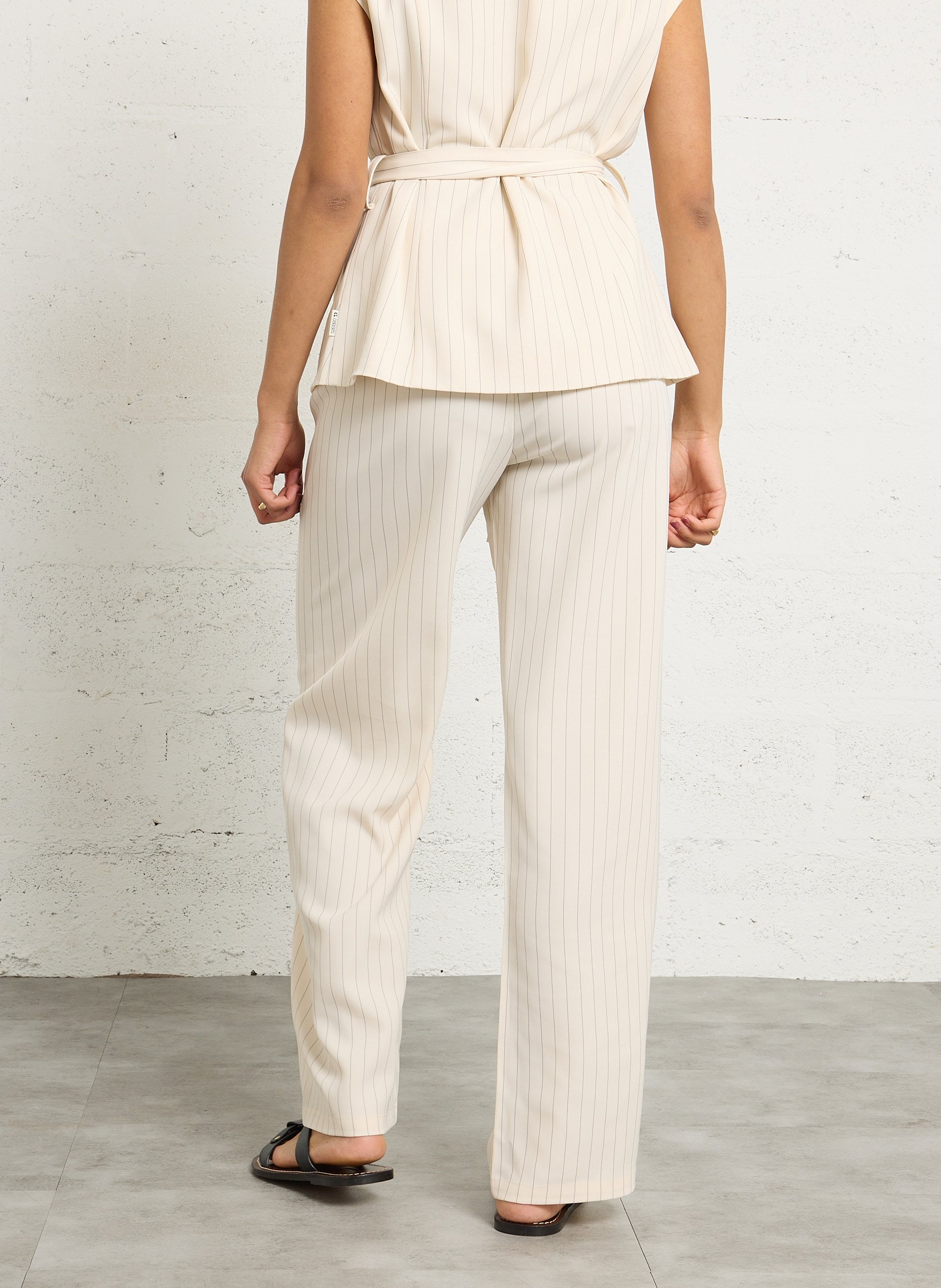 Low-cut loose-fit dress LE TEMPS DES CERISES Blue