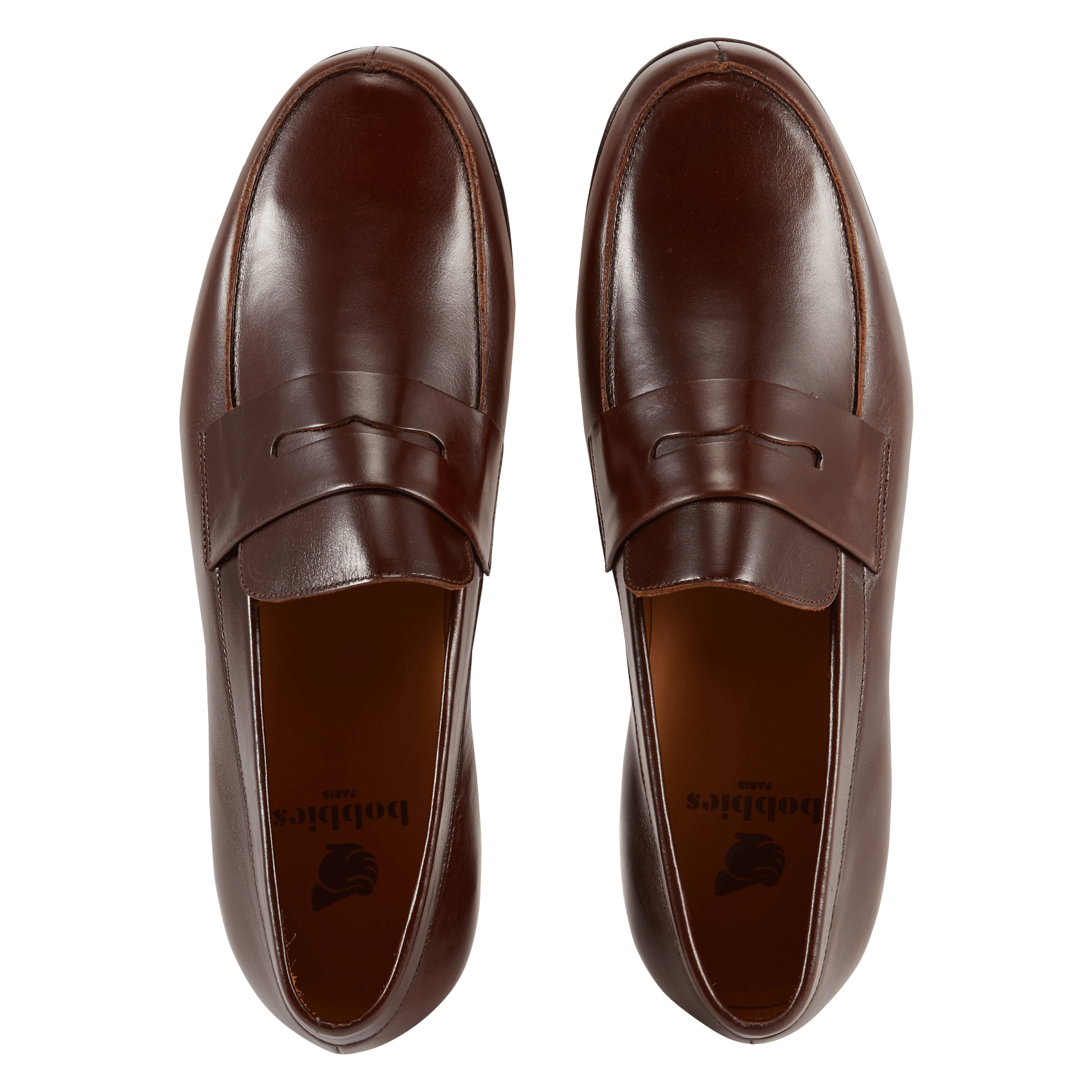 Leather loafers BOBBIES Brown
