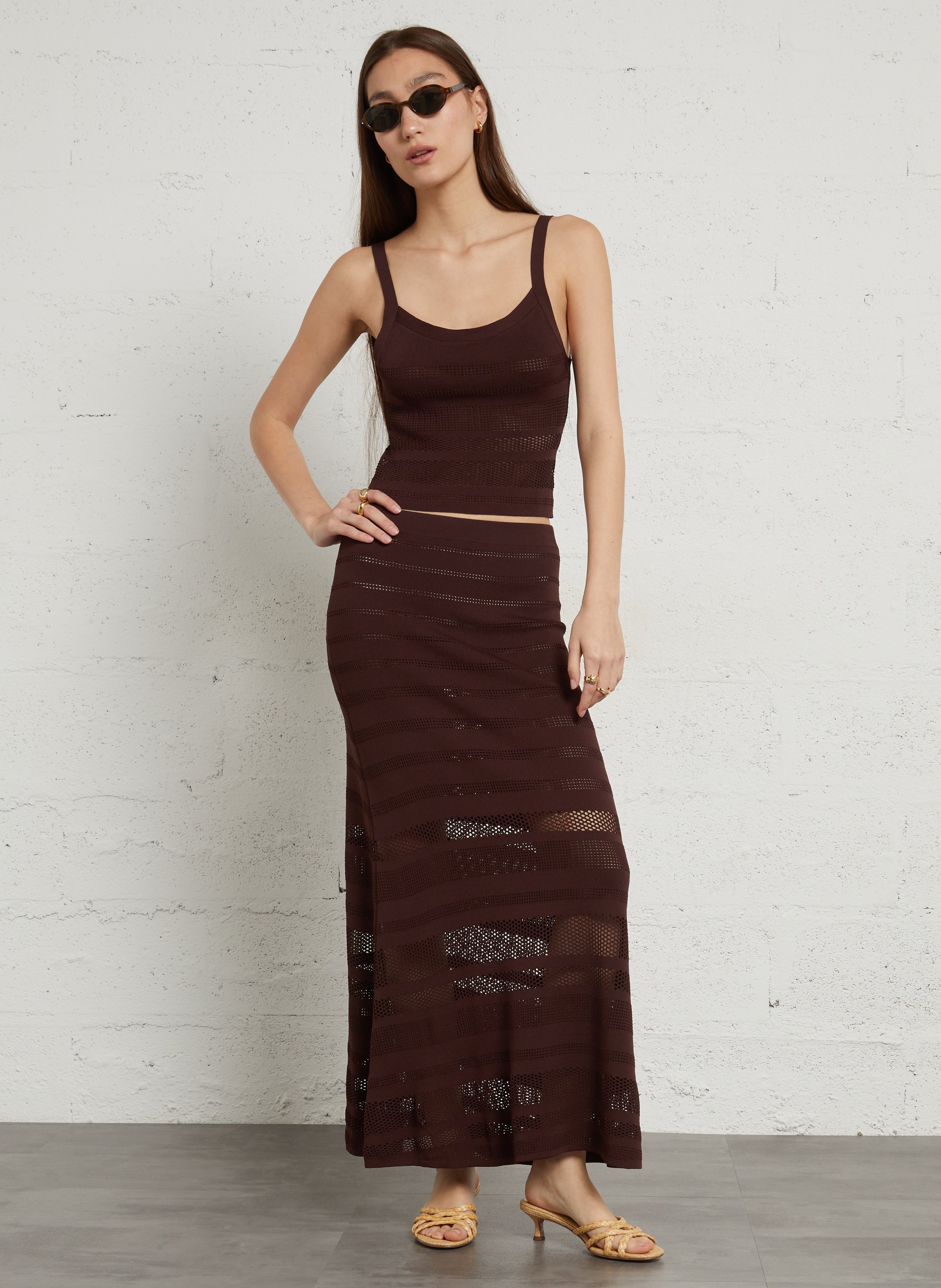 Mules en raphia SAM EDELMAN Beige