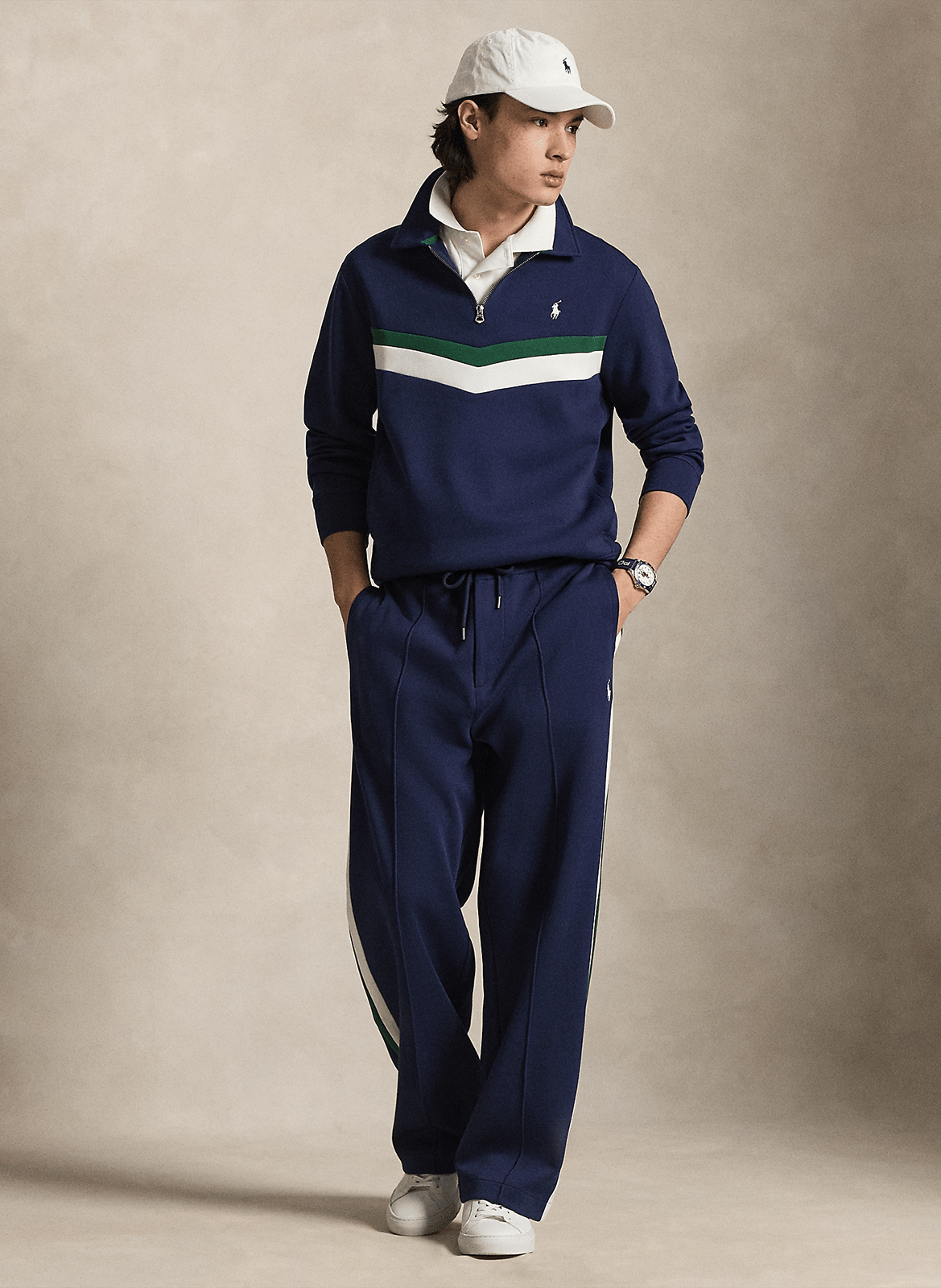 Rechte joggingbroek - katoenblend POLO RALPH LAUREN Blauw