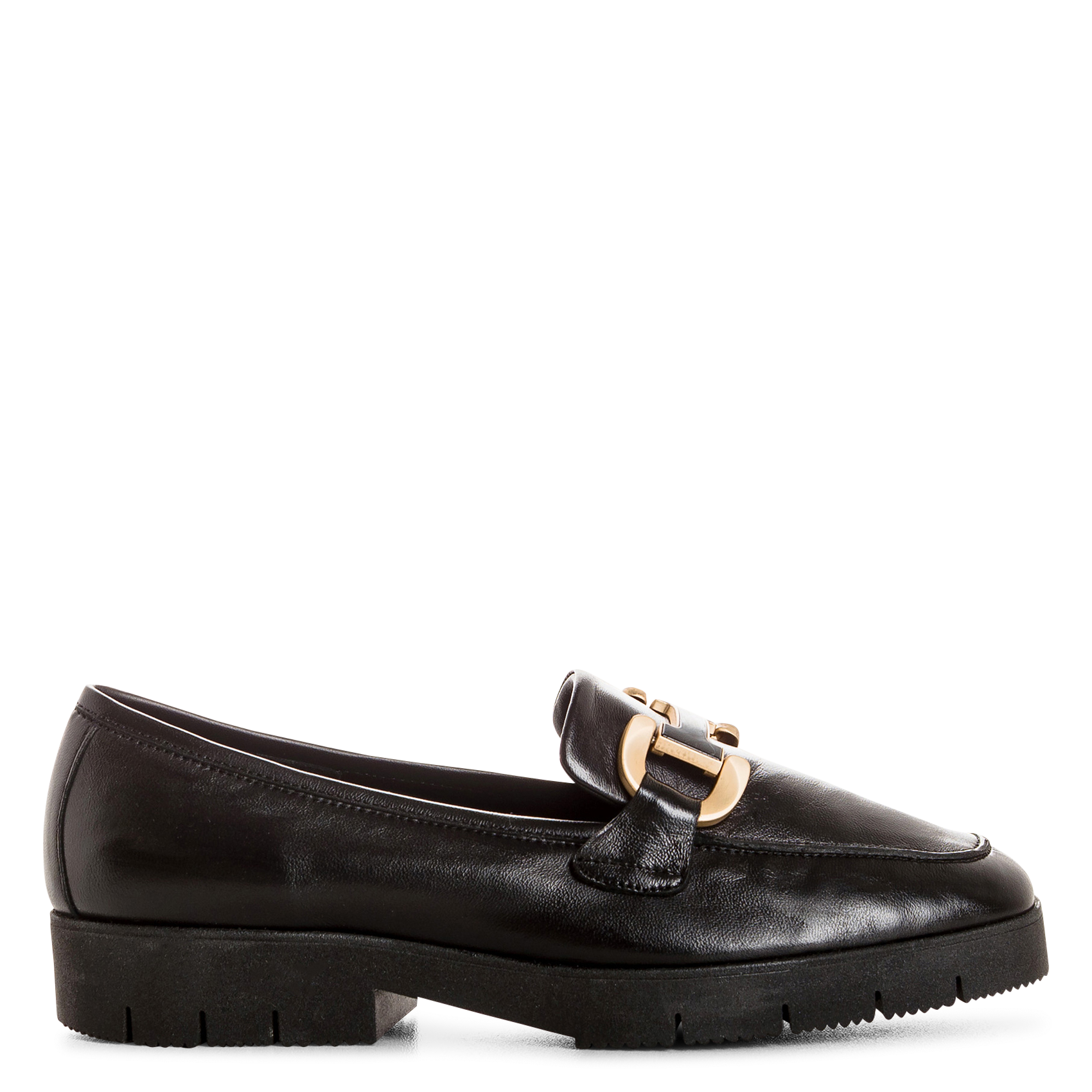 Mocassins en cuir REQINS Noir