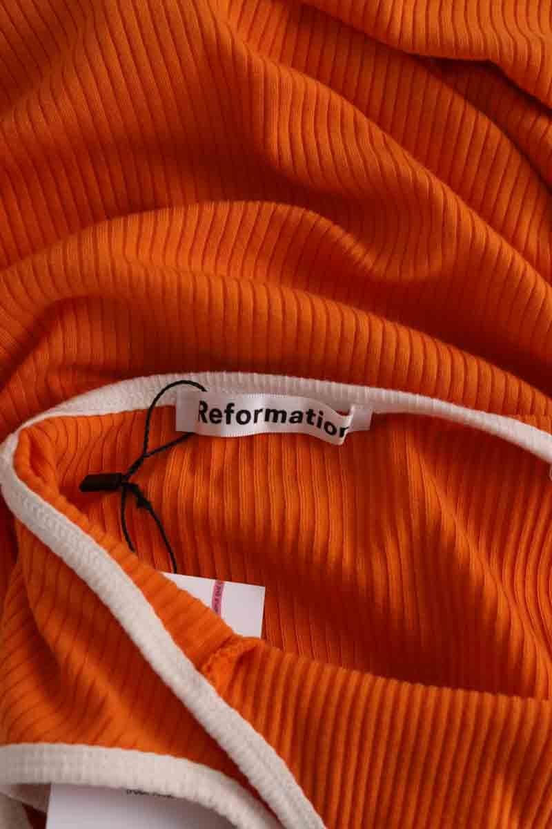 Dress REFORMATION - Seconde Main Orange