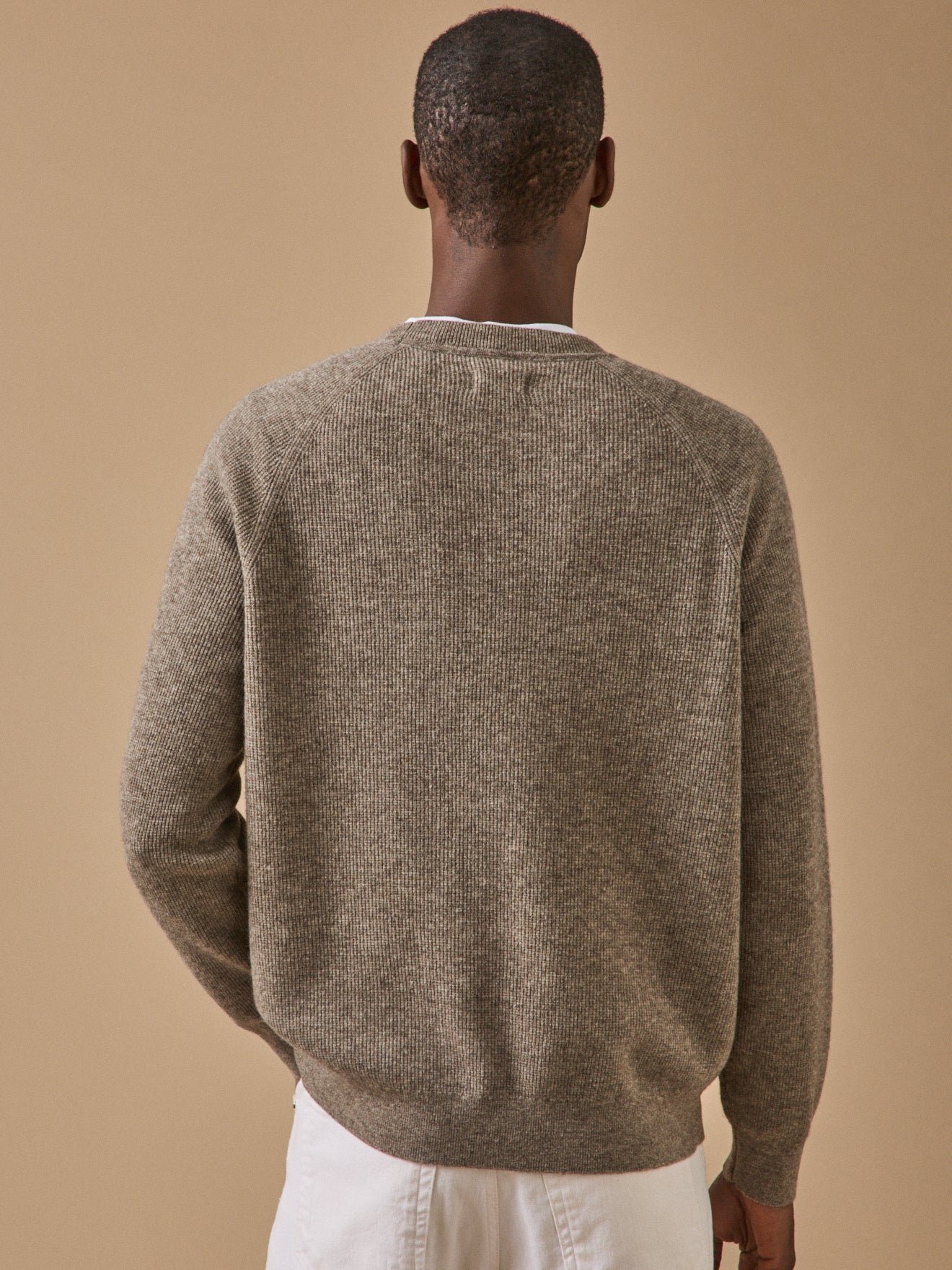 Warm fine knit sweater CYRILLUS Beige