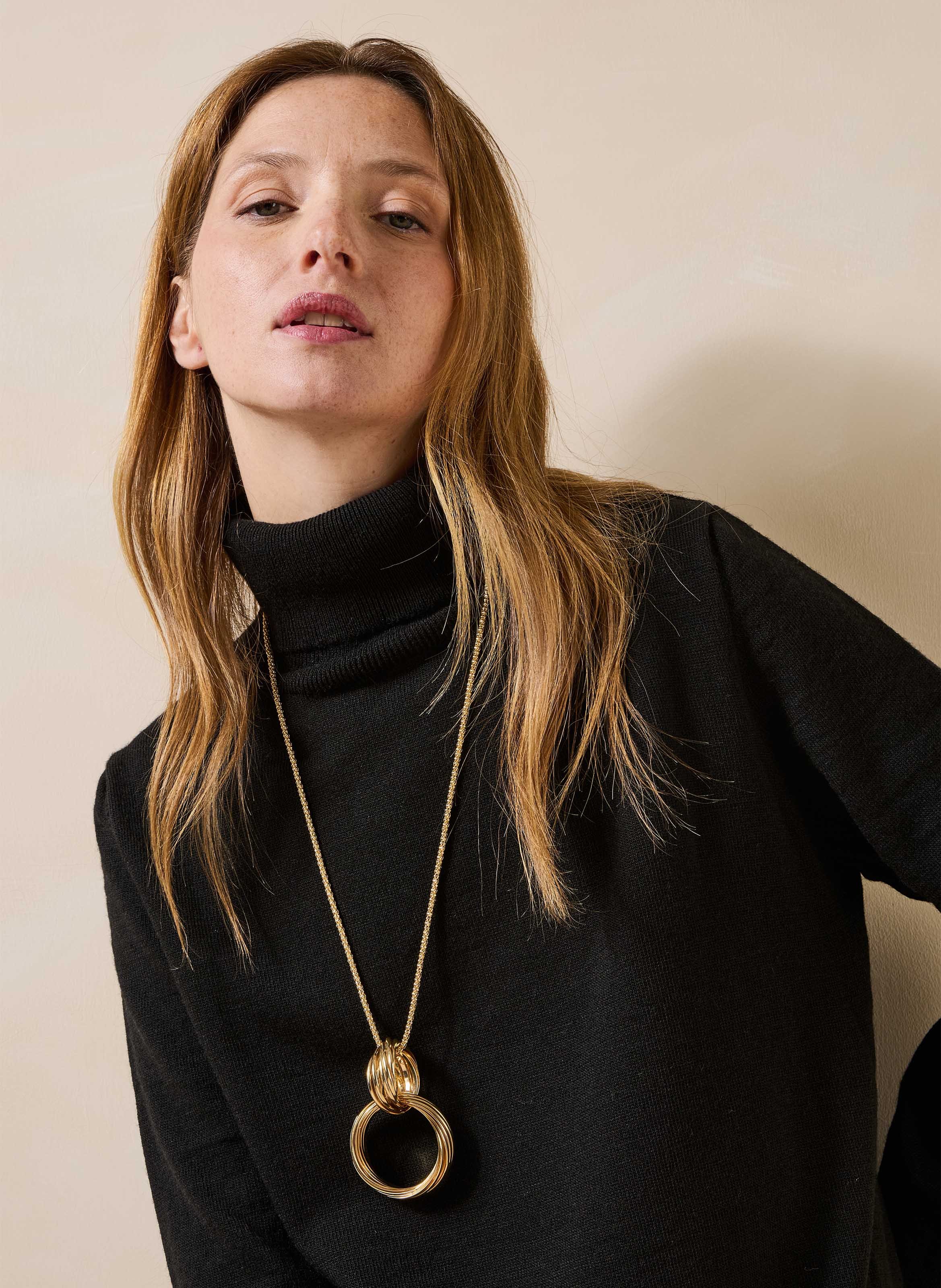 Ketting met meerdere ringen LA FEE MARABOUTEE Goudkleurig