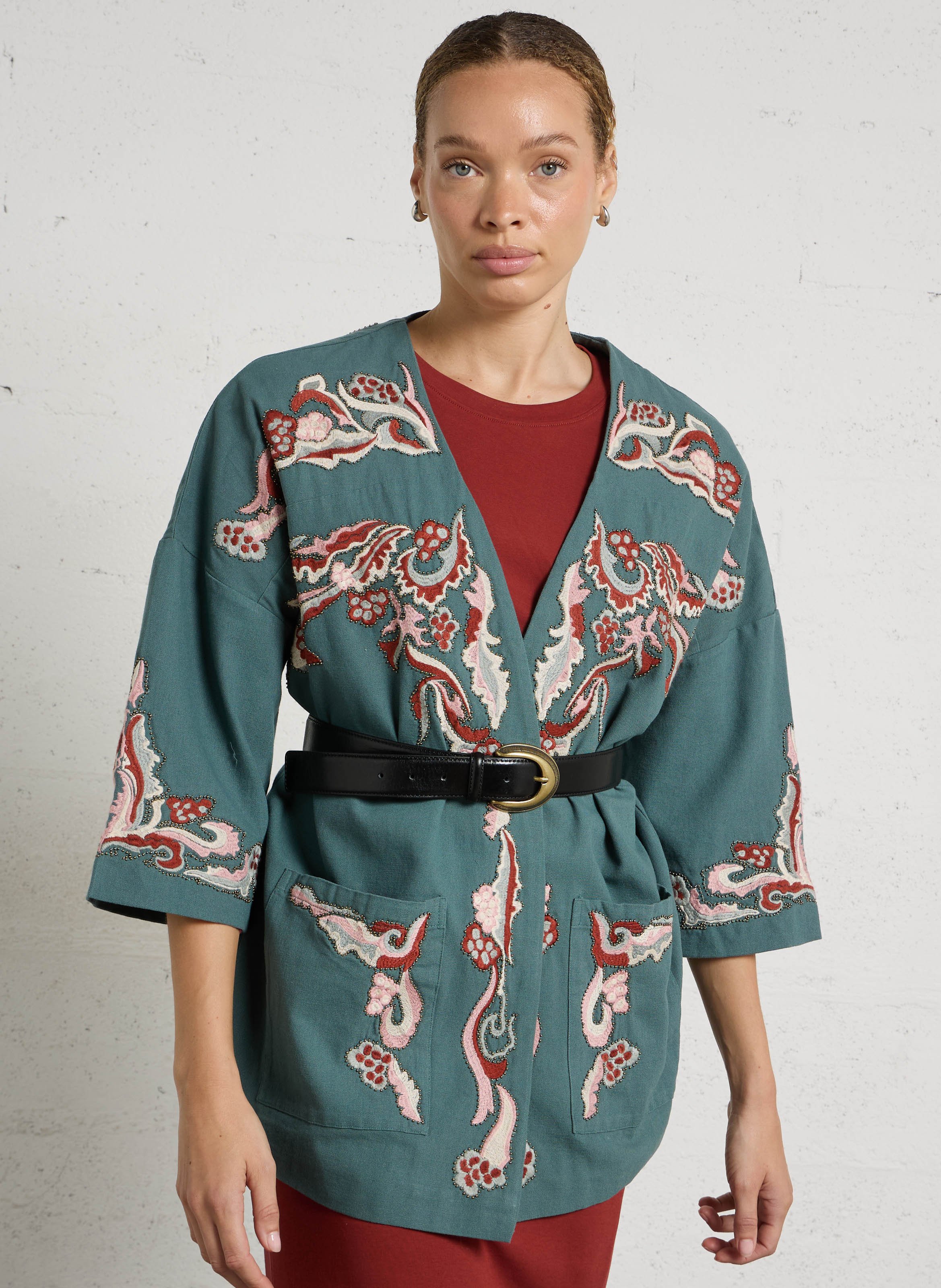 Safari-type jacket MAISON 123 Blue