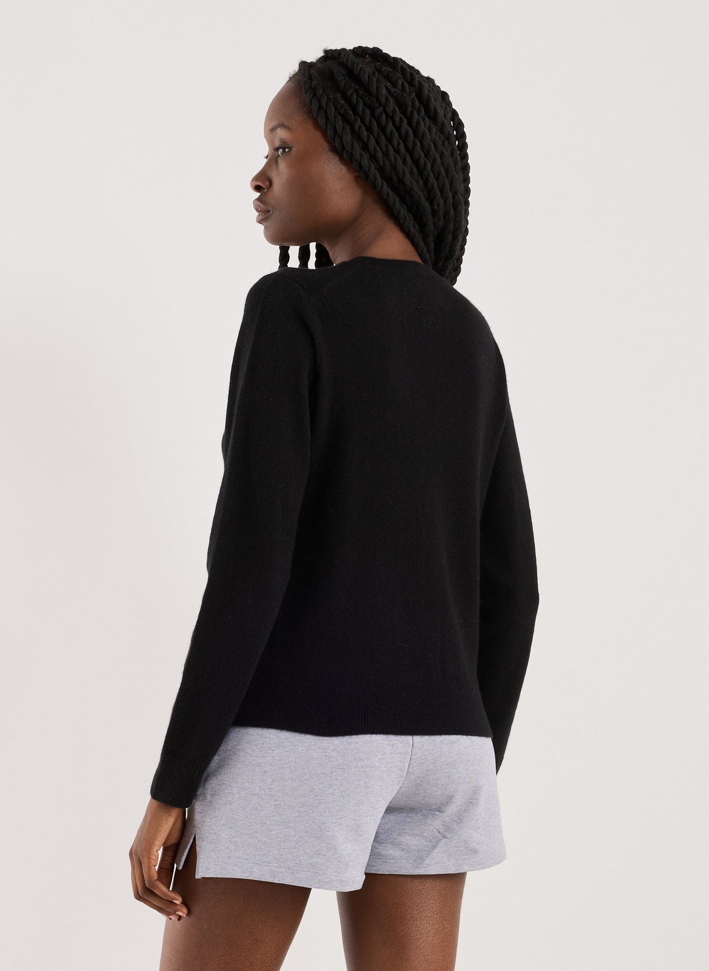 Cashmere sweater AU PRINTEMPS PARIS Black