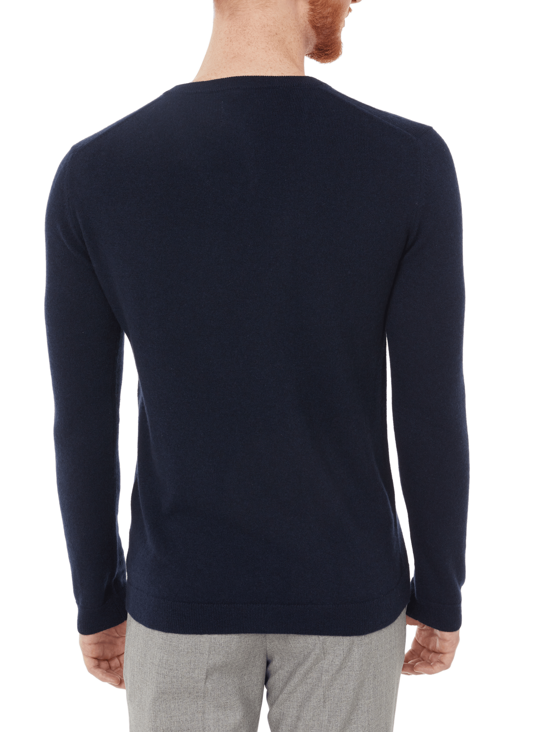Pull col v en cachemire AU PRINTEMPS PARIS Bleu