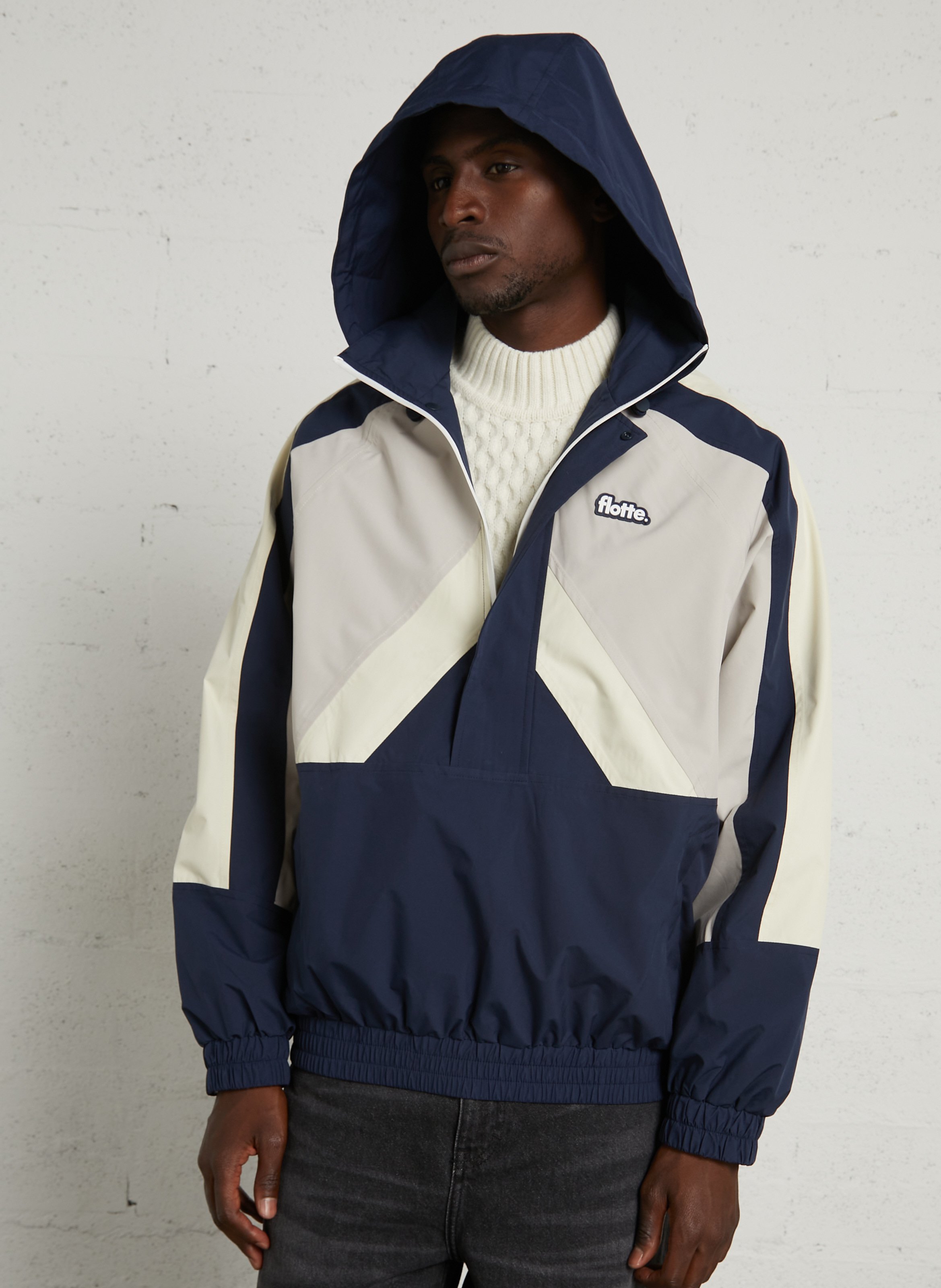 Imperméable col montant  FLOTTE Beige