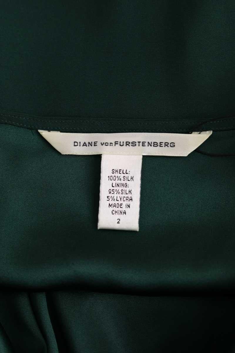 Azawood sleeveless top DIANE VON FURSTENBERG - Seconde Main Green