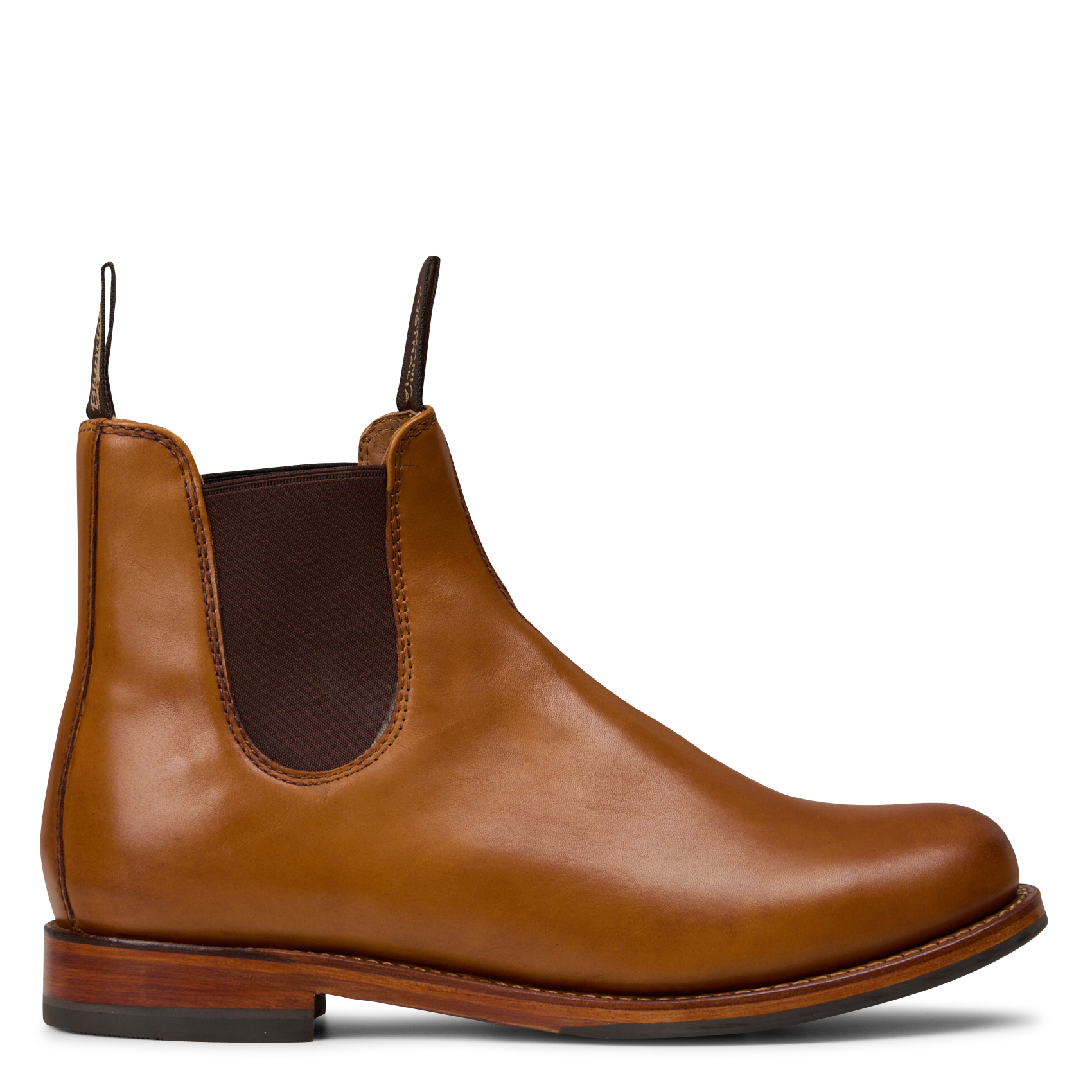 Leren enkellaarzen BLUNDSTONE Bruin